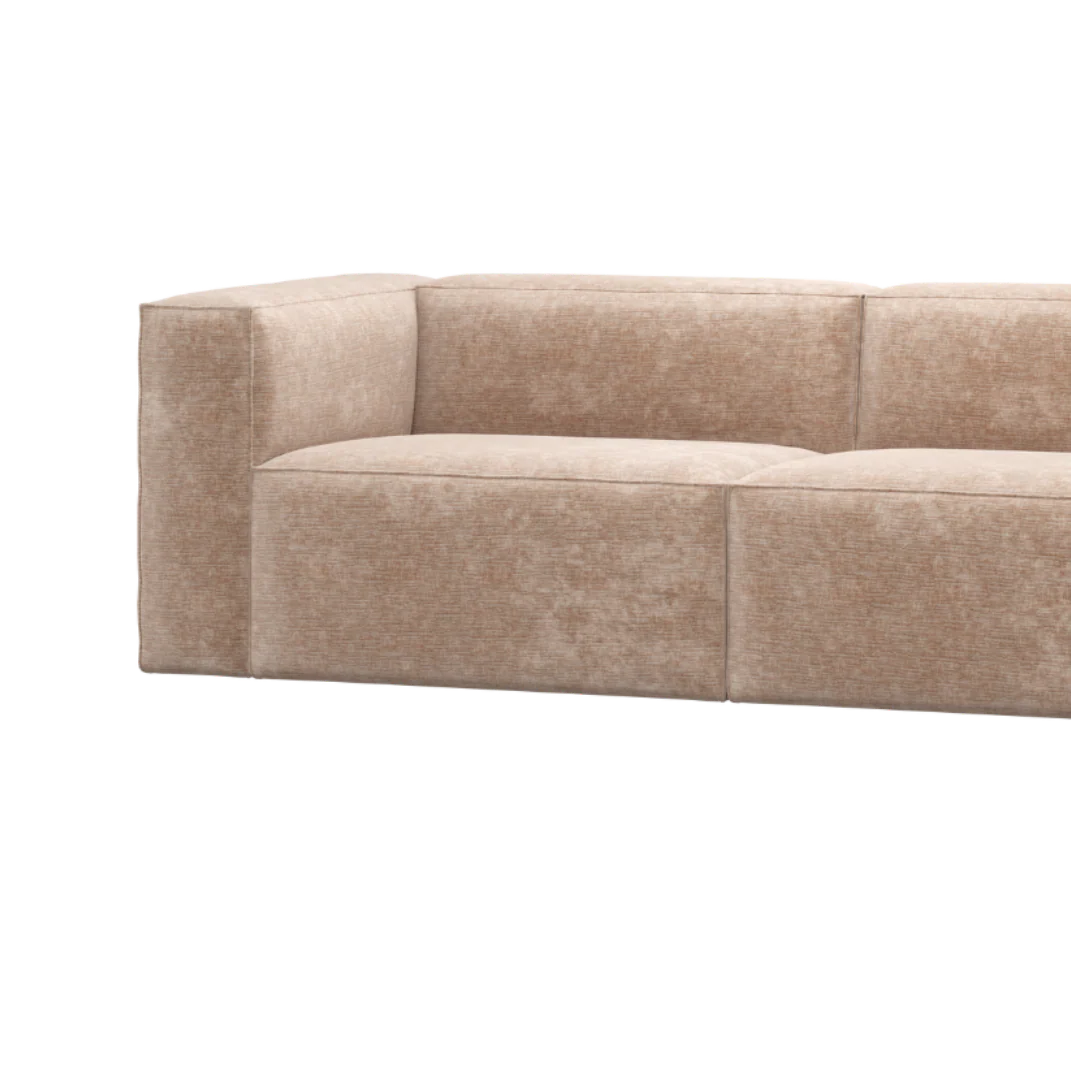 Sofa 3,5-osobowa BEAN jasnobeżowy szenil - Image 2