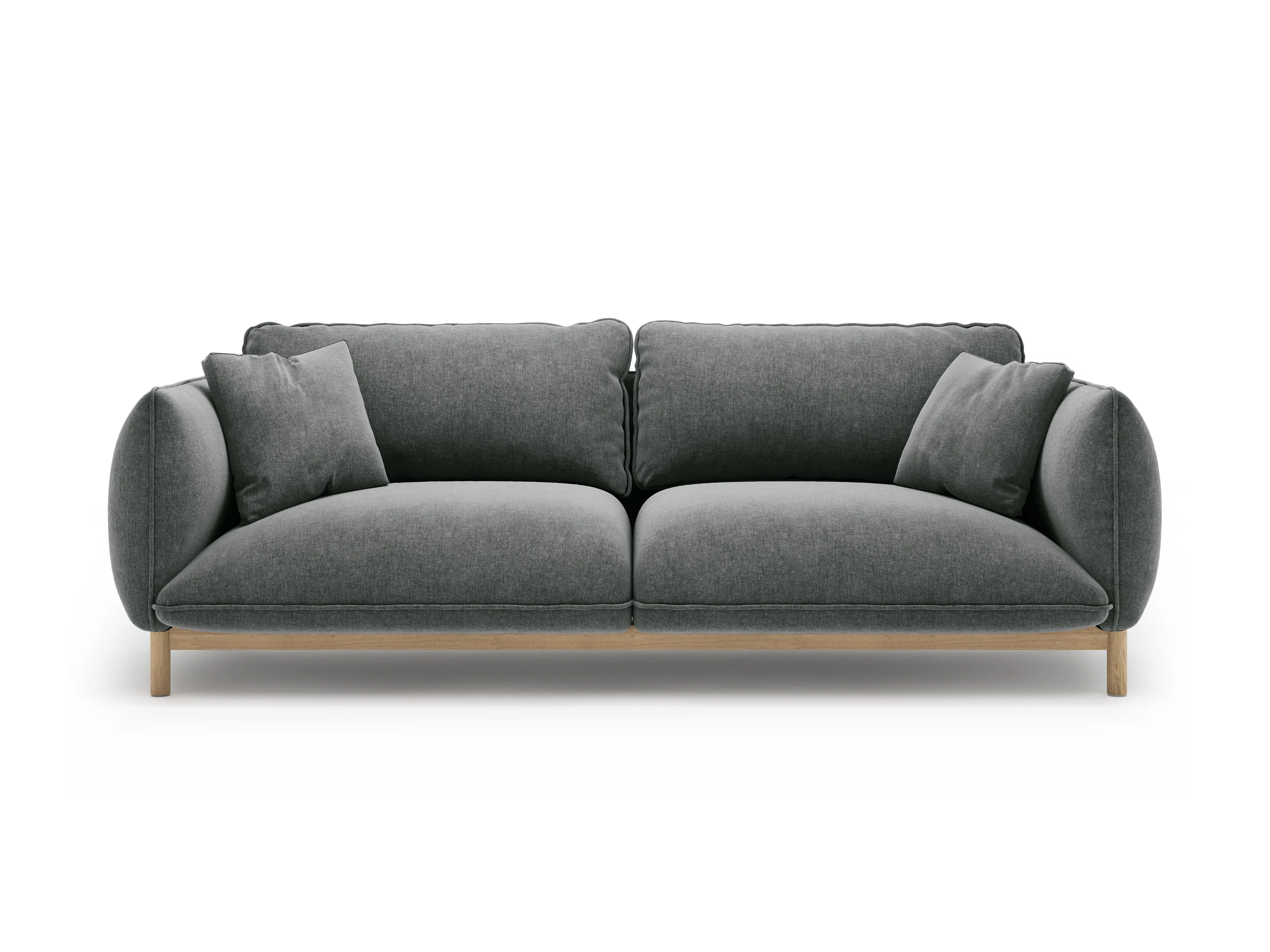 Sofa 3-osobowa ADA ciemnoszary szenil - Image 5