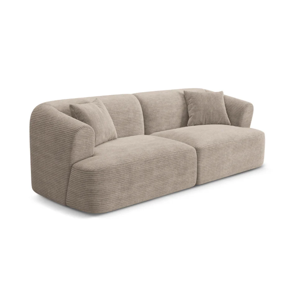 Sofa 3-osobowa CAMPI beżowy sztruks