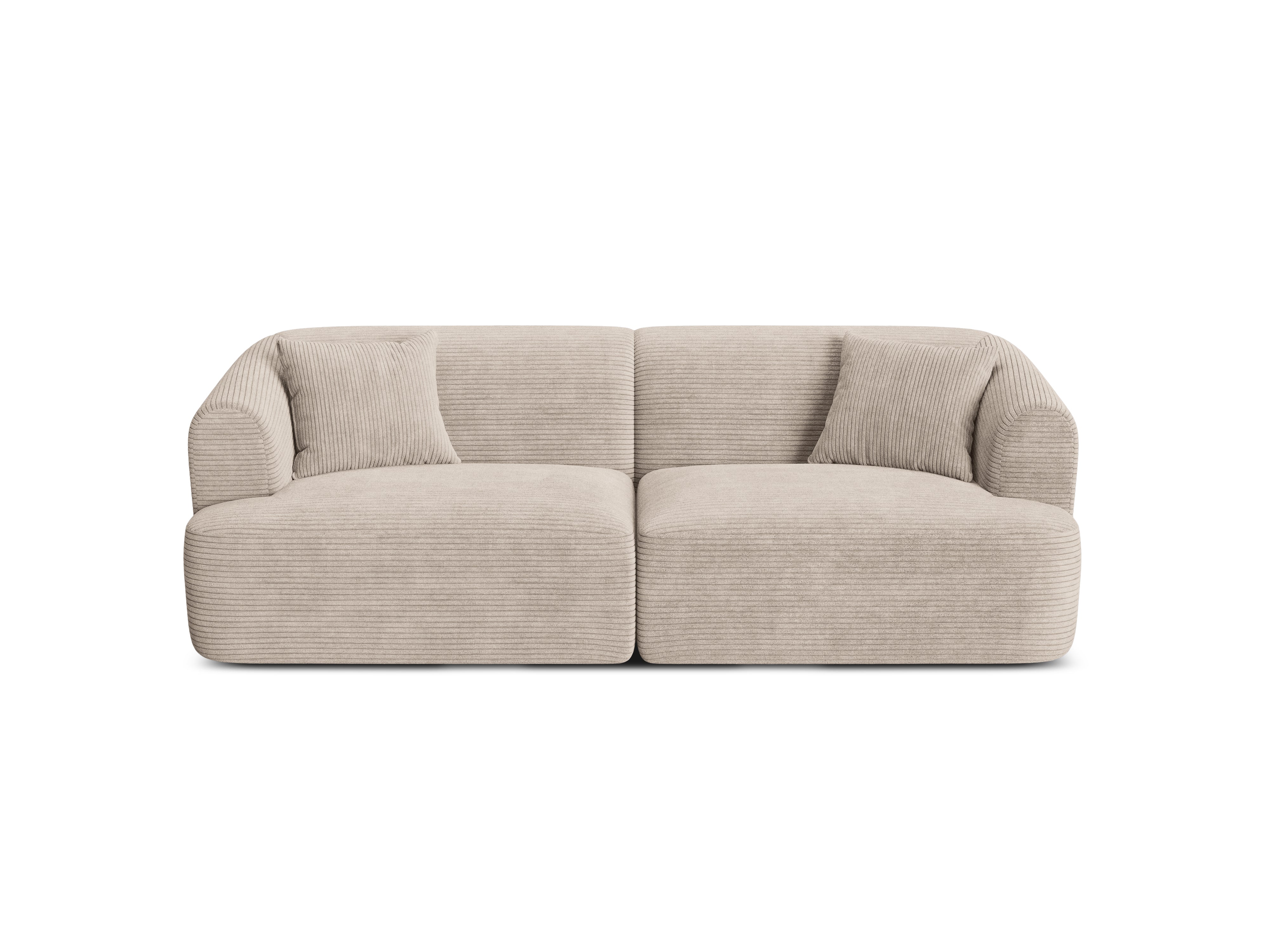 Sofa 3-osobowa CAMPI beżowy sztruks - Image 5