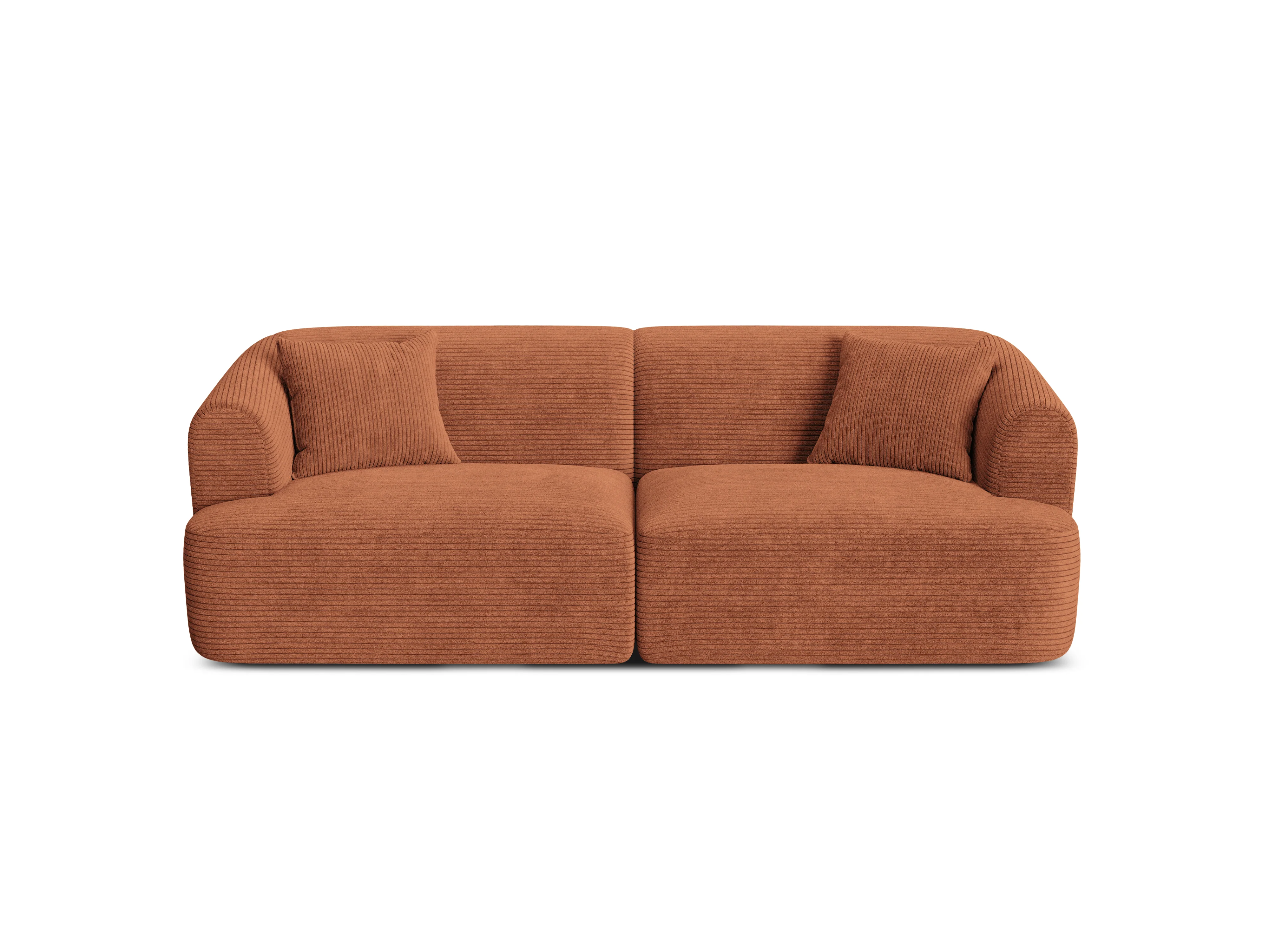 Sofa 3-osobowa CAMPI ceglany sztruks - Image 3