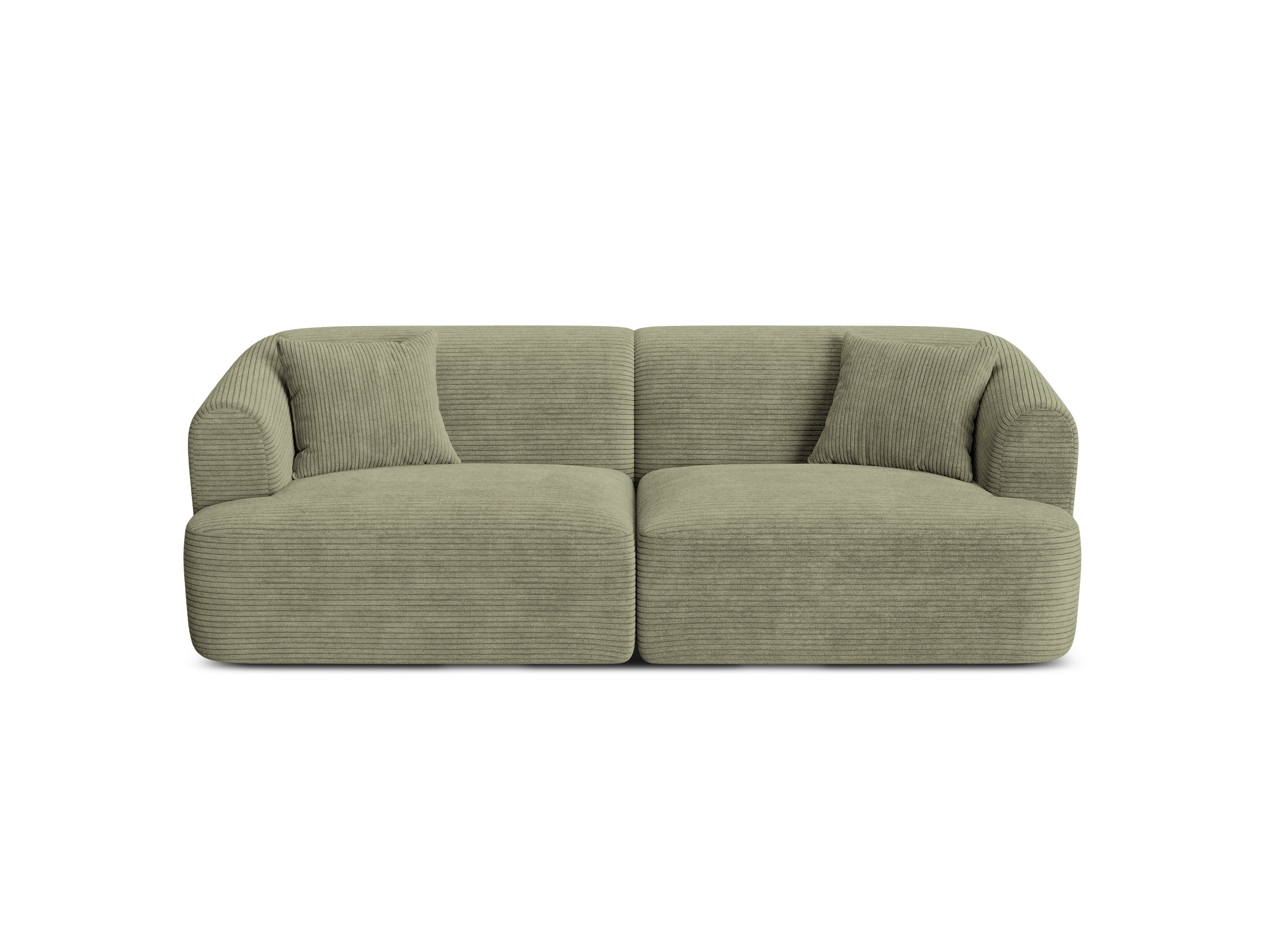 Sofa 3-osobowa CAMPI zielony sztruks - Image 5
