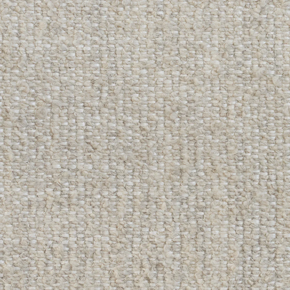 Sofa 3-osobowa CHIMNEY jasnoszary boucle z czarną podstawą - Image 6