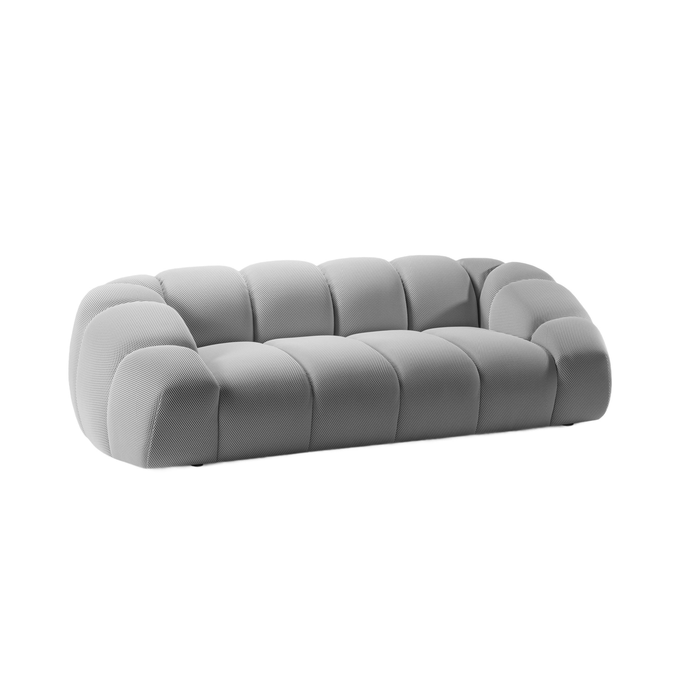 Sofa 3-osobowa DIANA srebrny