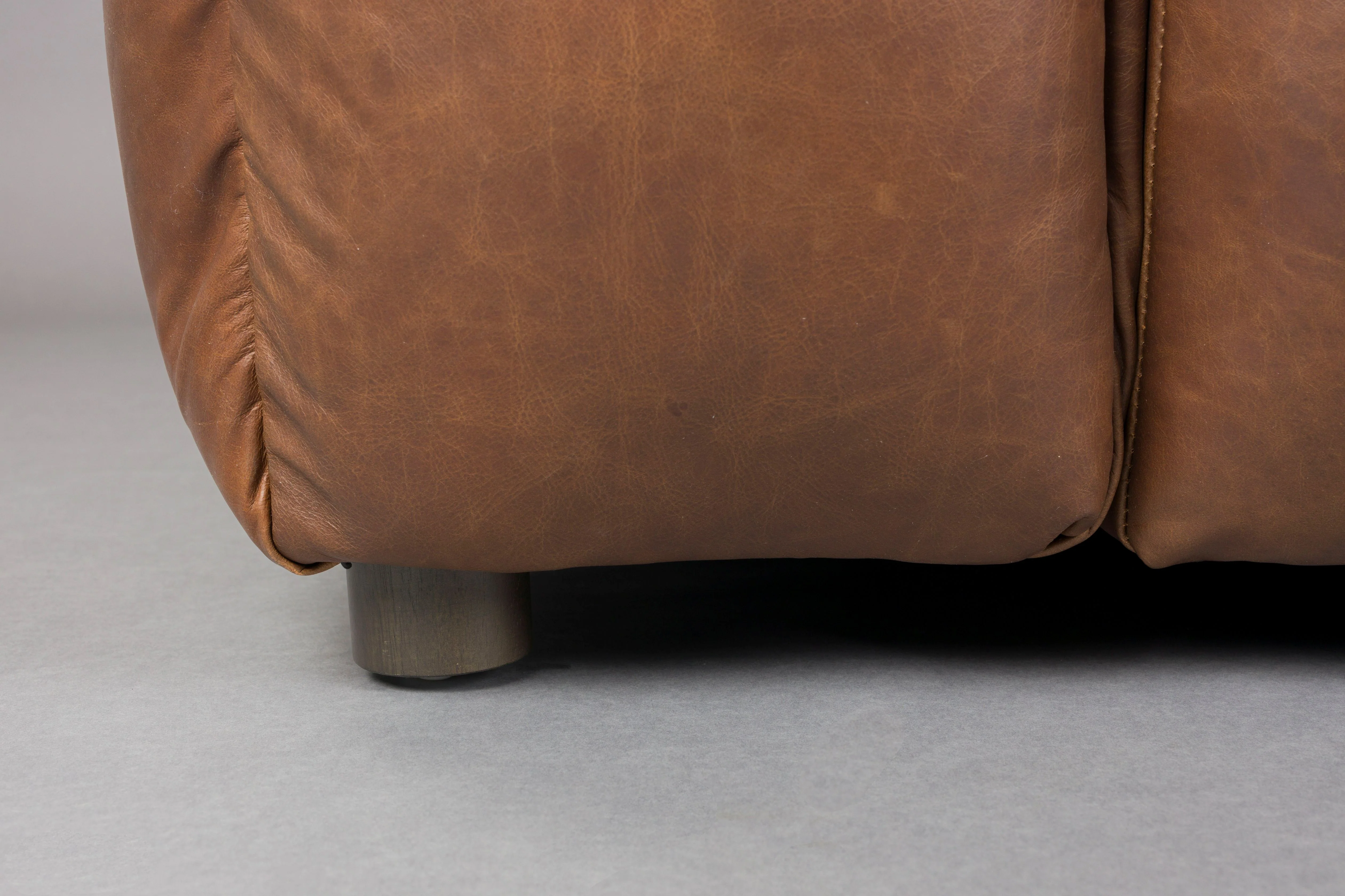 Sofa 3-osobowa HACKMAN czekoladowa skóra - Image 7