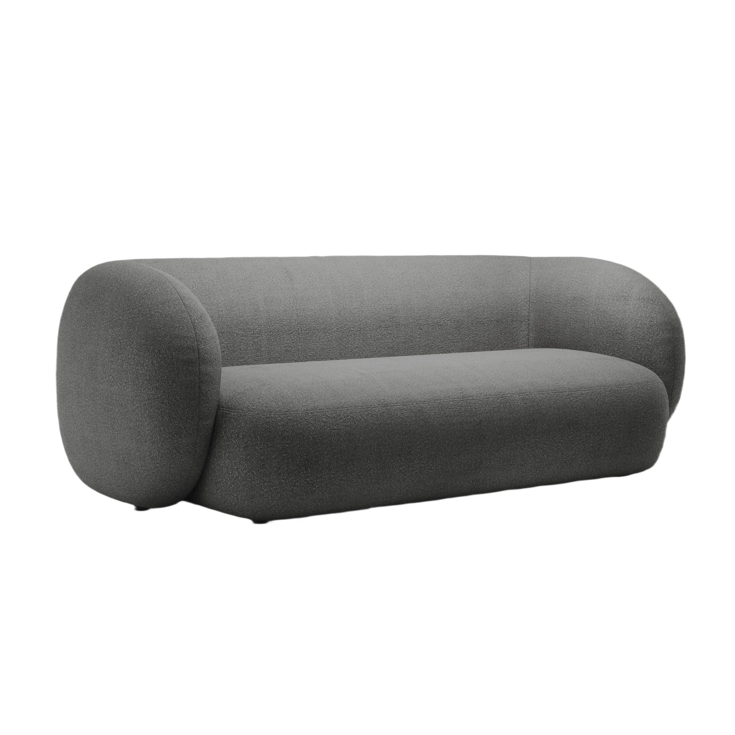 Sofa 3-osobowa KATE ciemnoszary boucle