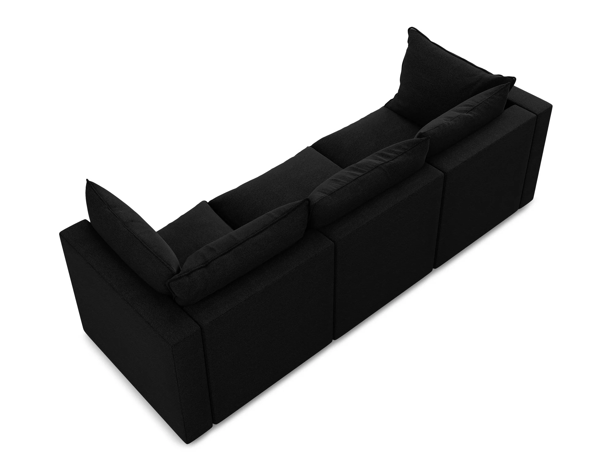 Sofa 3-osobowa MANAO czarny boucle - Image 5