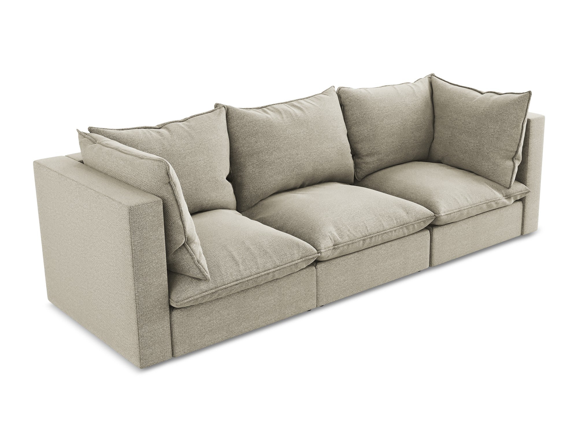 Sofa 3-osobowa MANAO taupe boucle - Image 4