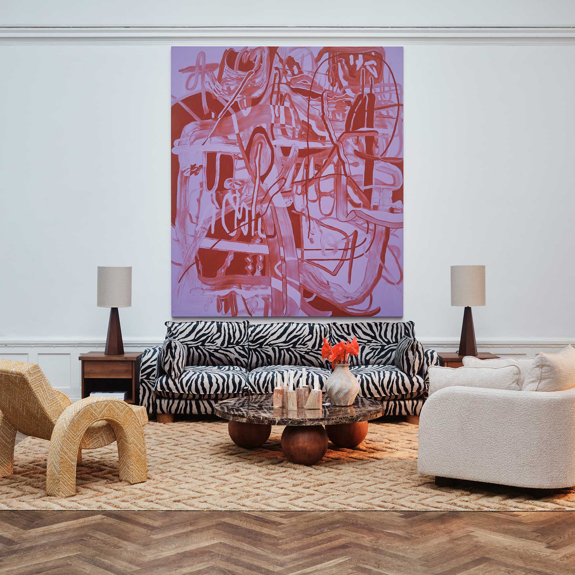 Sofa 3-osobowa MILES zebra - Image 2