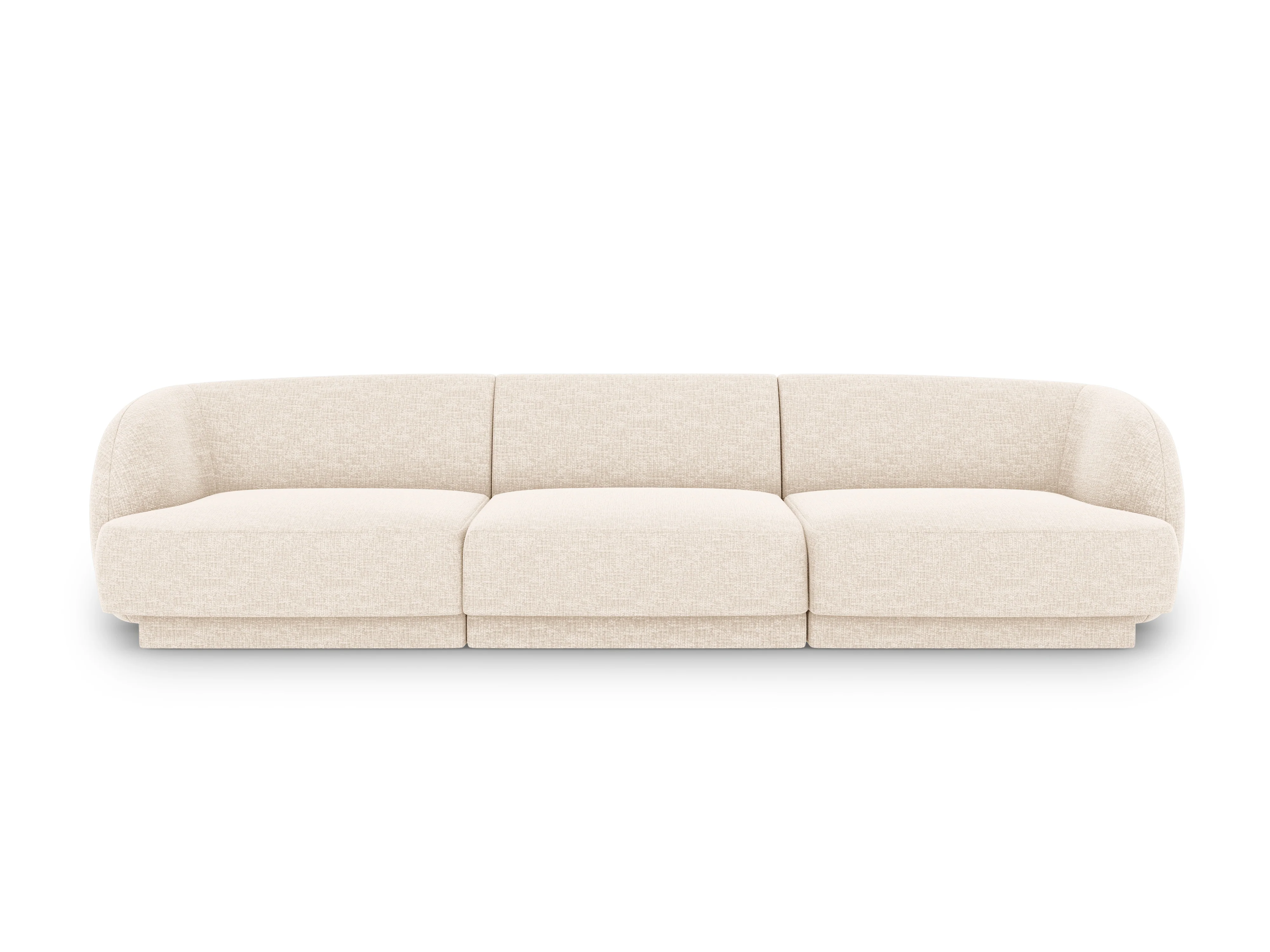 Sofa 3-osobowa MILEY kość słoniowa szenil - Image 2