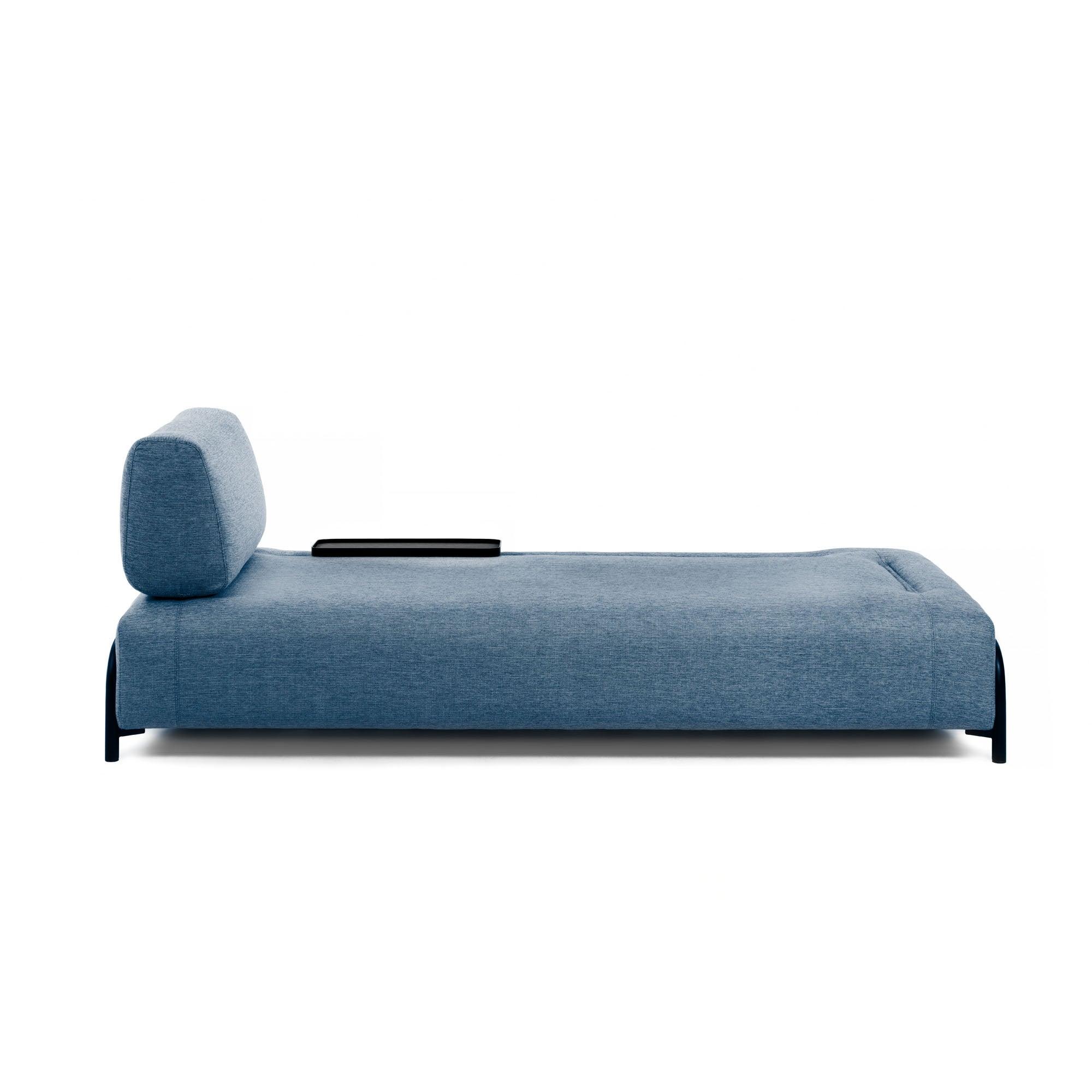 Sofa 3-osobowa modułowa z małą tacką COMPO niebieski - Image 8
