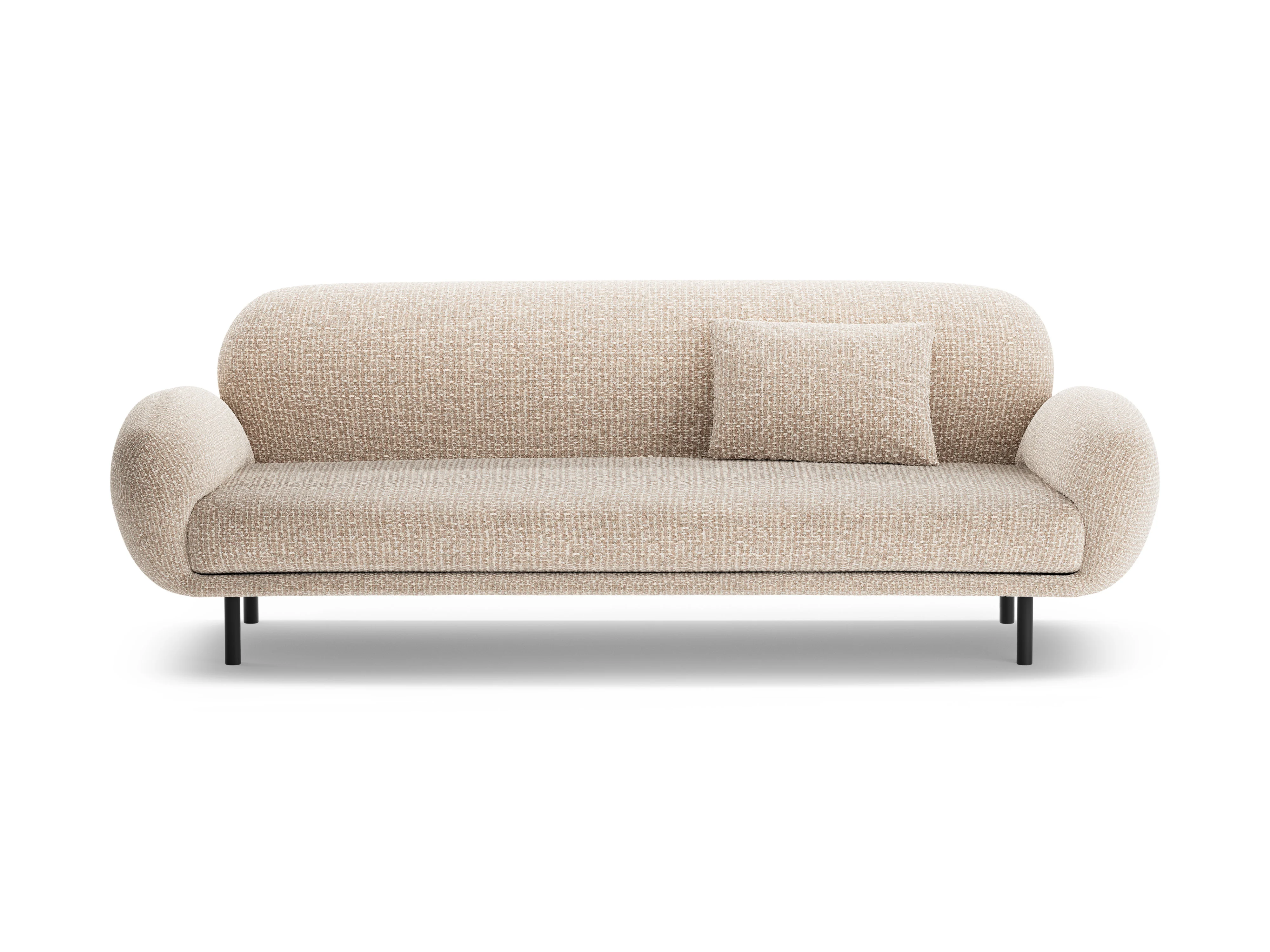 Sofa 3-osobowa POPPY piaskowy szenil - Image 5