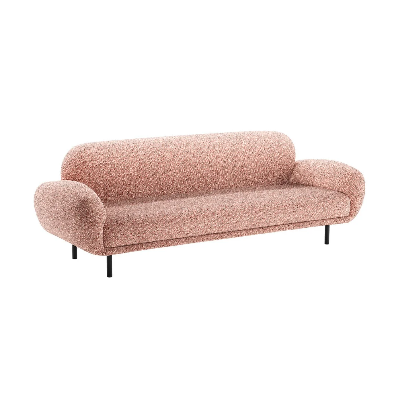 Sofa 3-osobowa POPPY różowy szenil