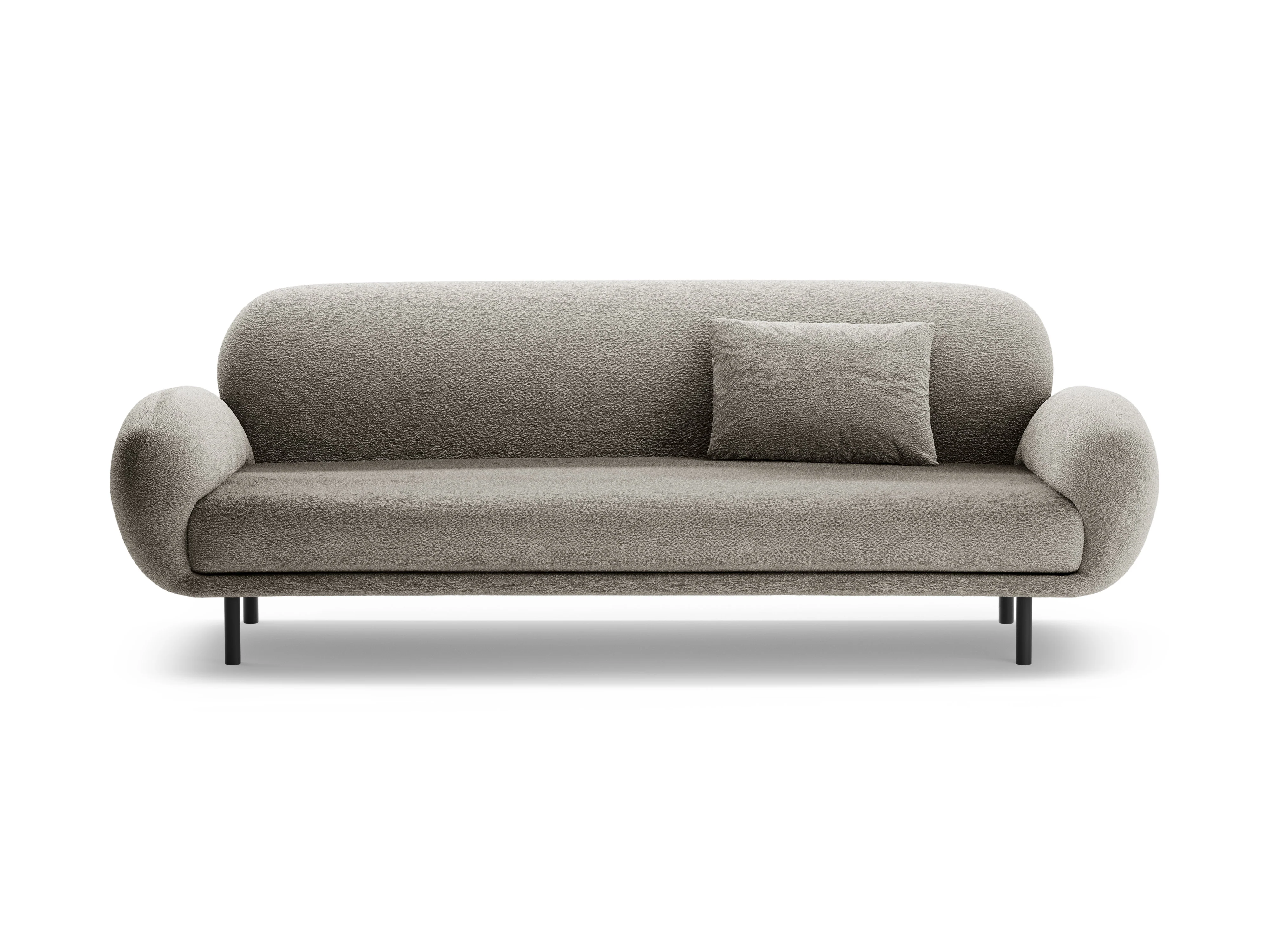 Sofa 3-osobowa POPPY szary boucle - Image 5