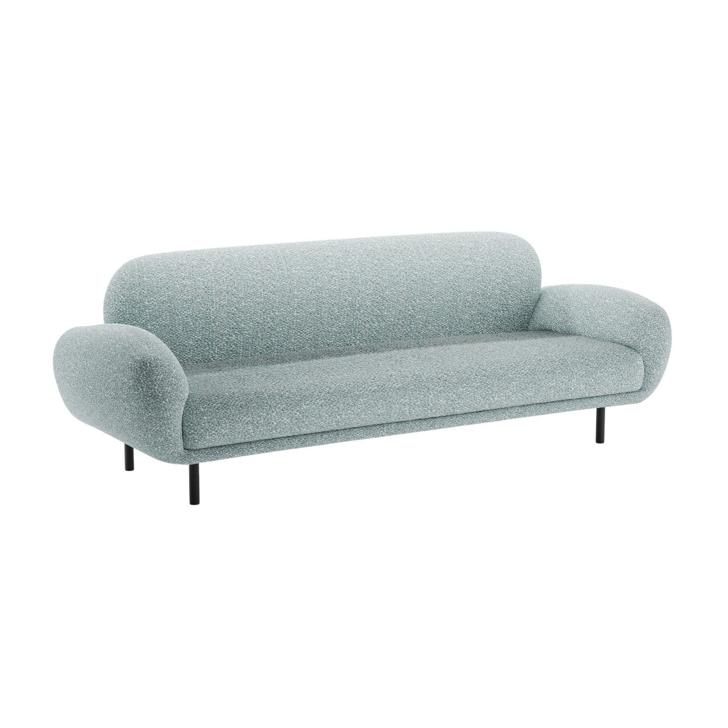 Sofa 3-osobowa POPPY zgaszony niebieski szenil