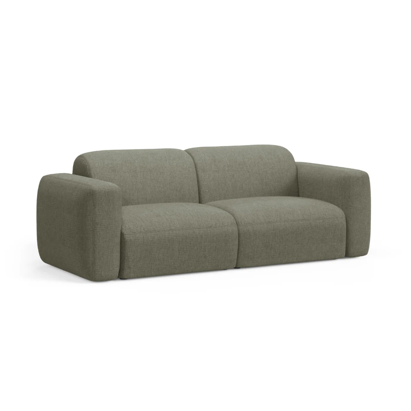 Sofa 3-osobowa STRINO oliwkowy szenil