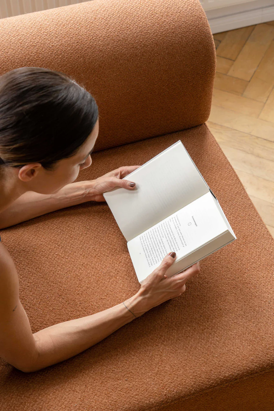 Sofa 3-osobowa TORI rdzawy - Image 3