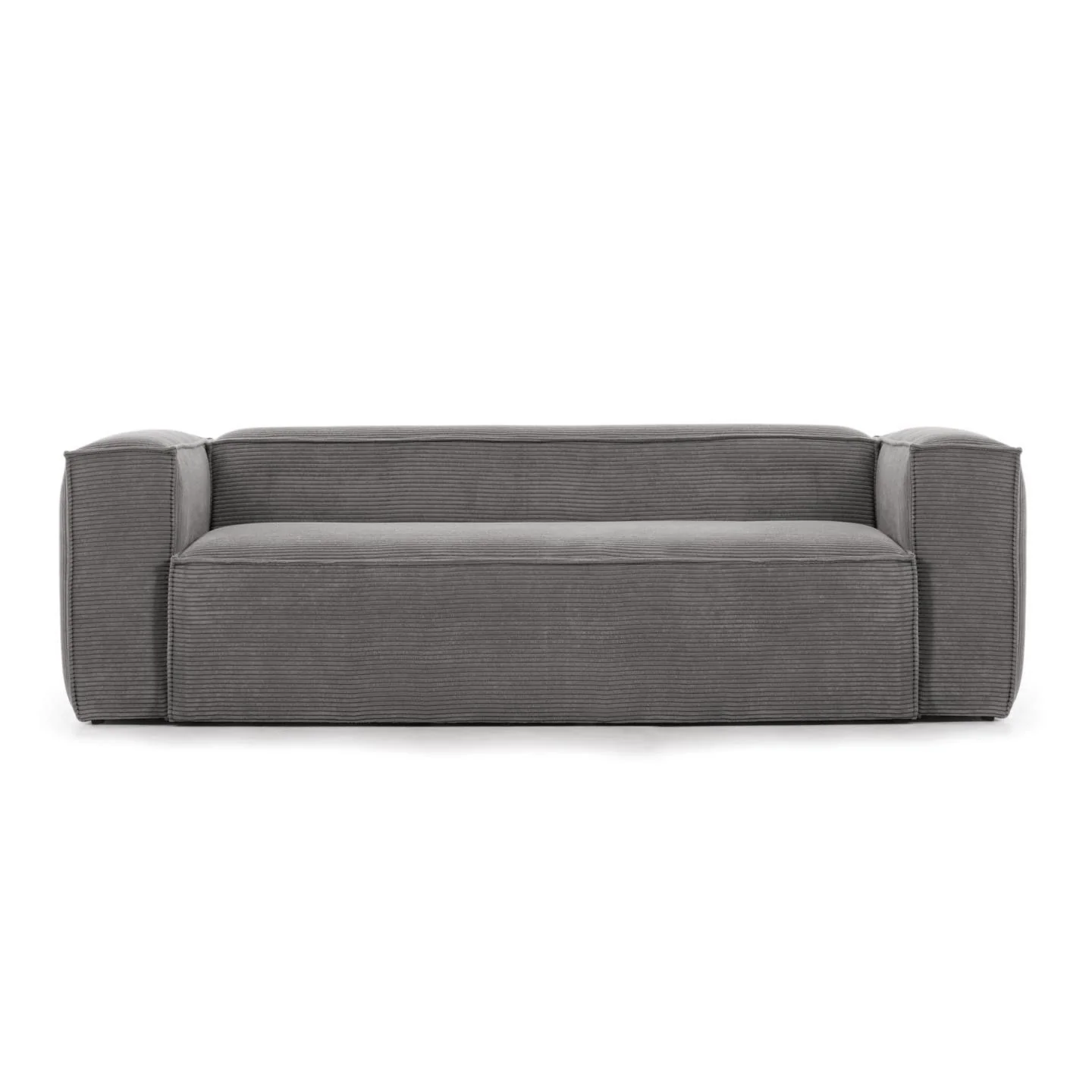 Sofa 3-osobowa BLOK szary sztruks