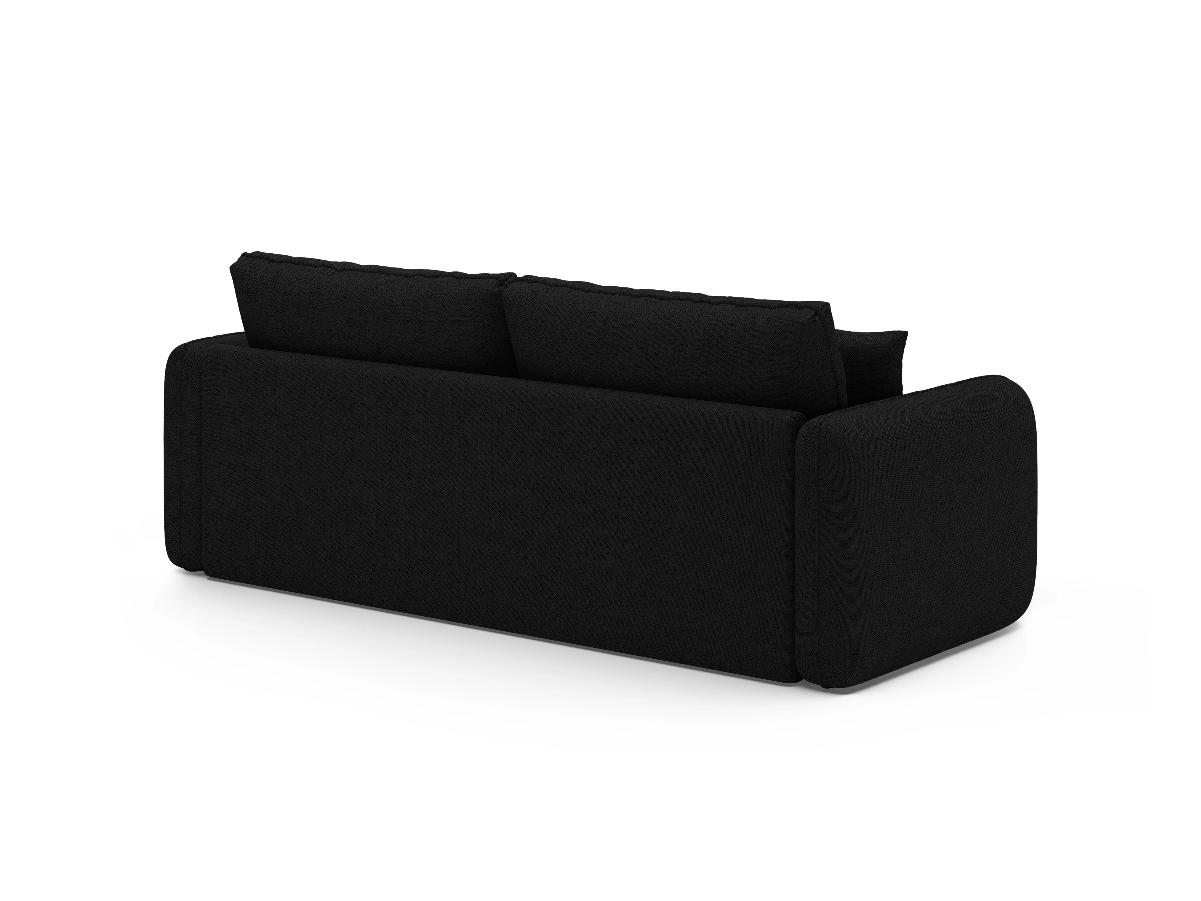 Sofa 3-osobowa z funkcją spania DORMI czarny - Image 5