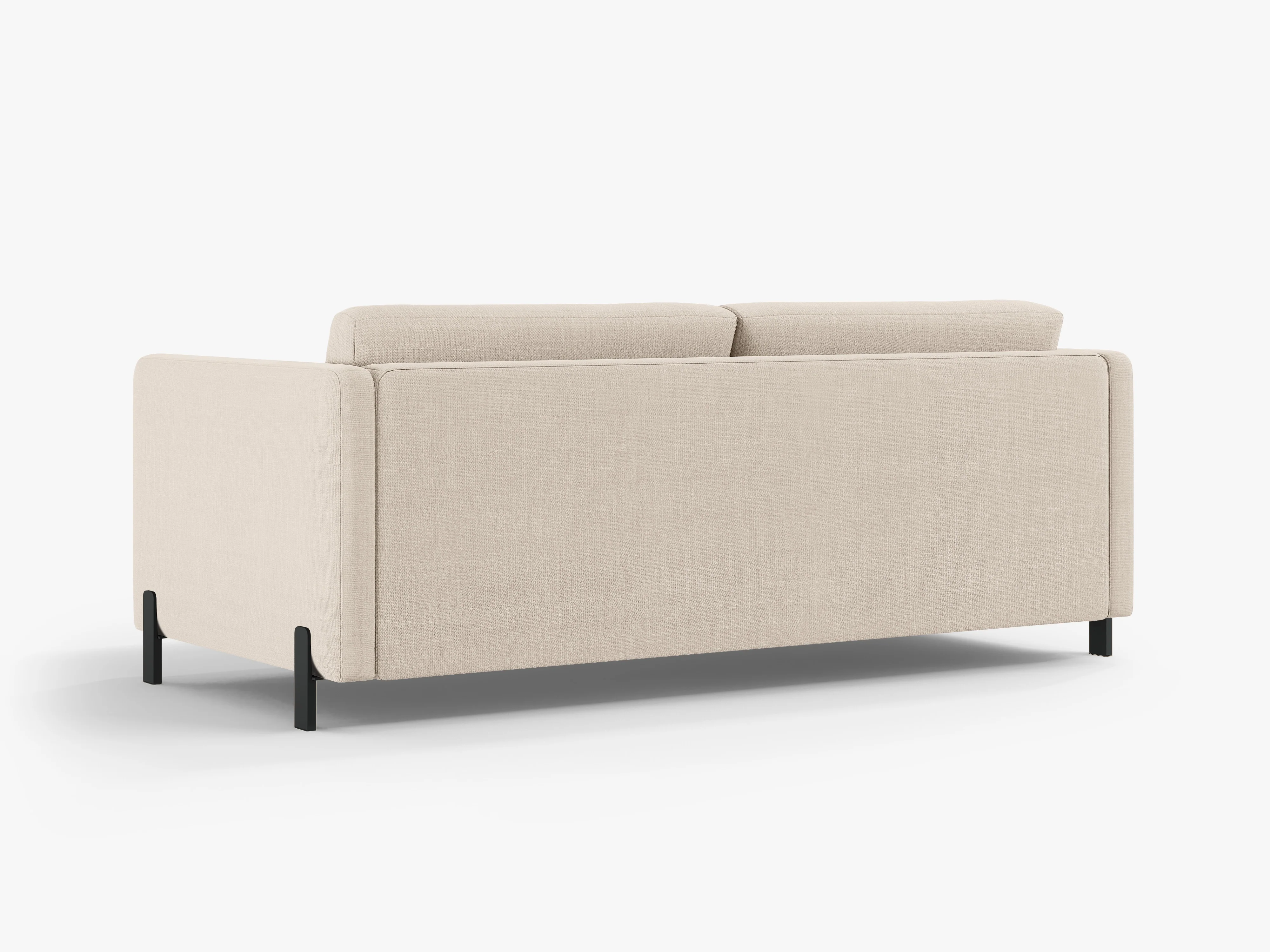 Sofa 3-osobowa z funkcją spania GLORIA beżowy szenil - Image 7