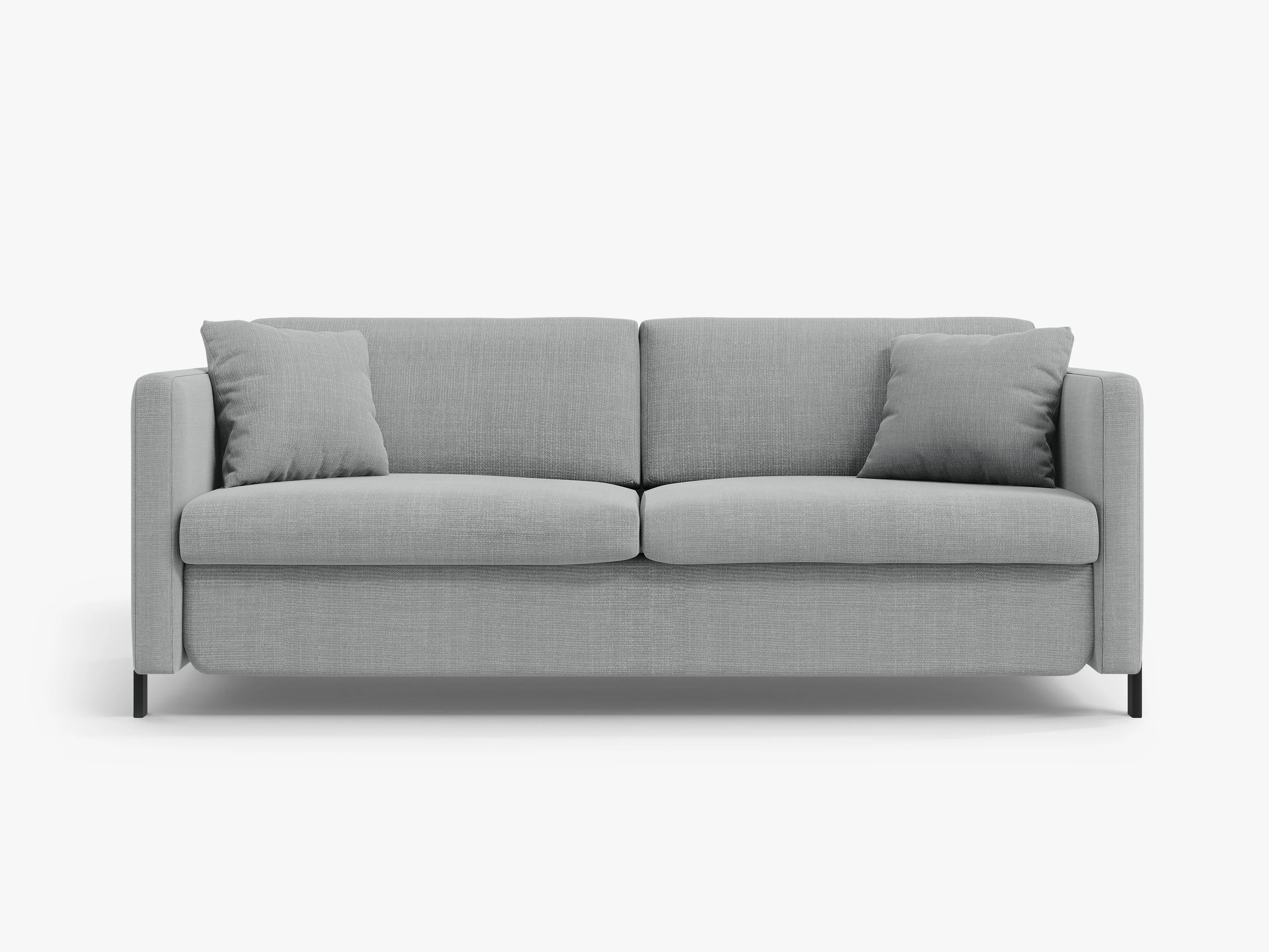 Sofa 3-osobowa z funkcją spania GLORIA jasnoszary szenil - Image 3
