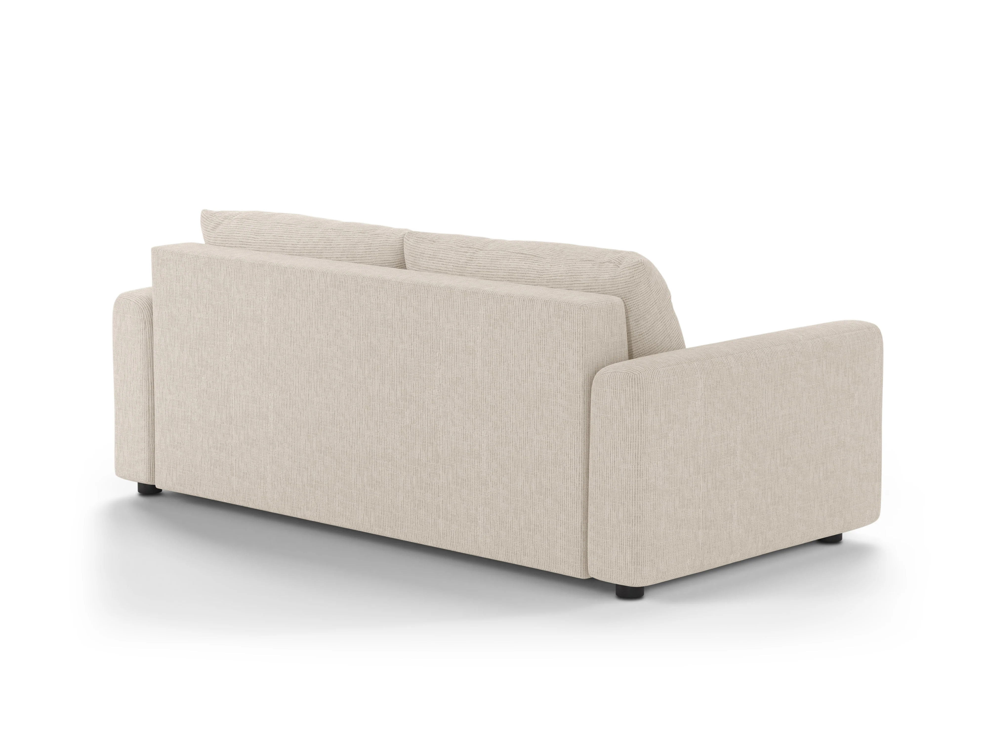 Sofa 3-osobowa z funkcją spania DAVID jasny beżowy melanż - Image 3