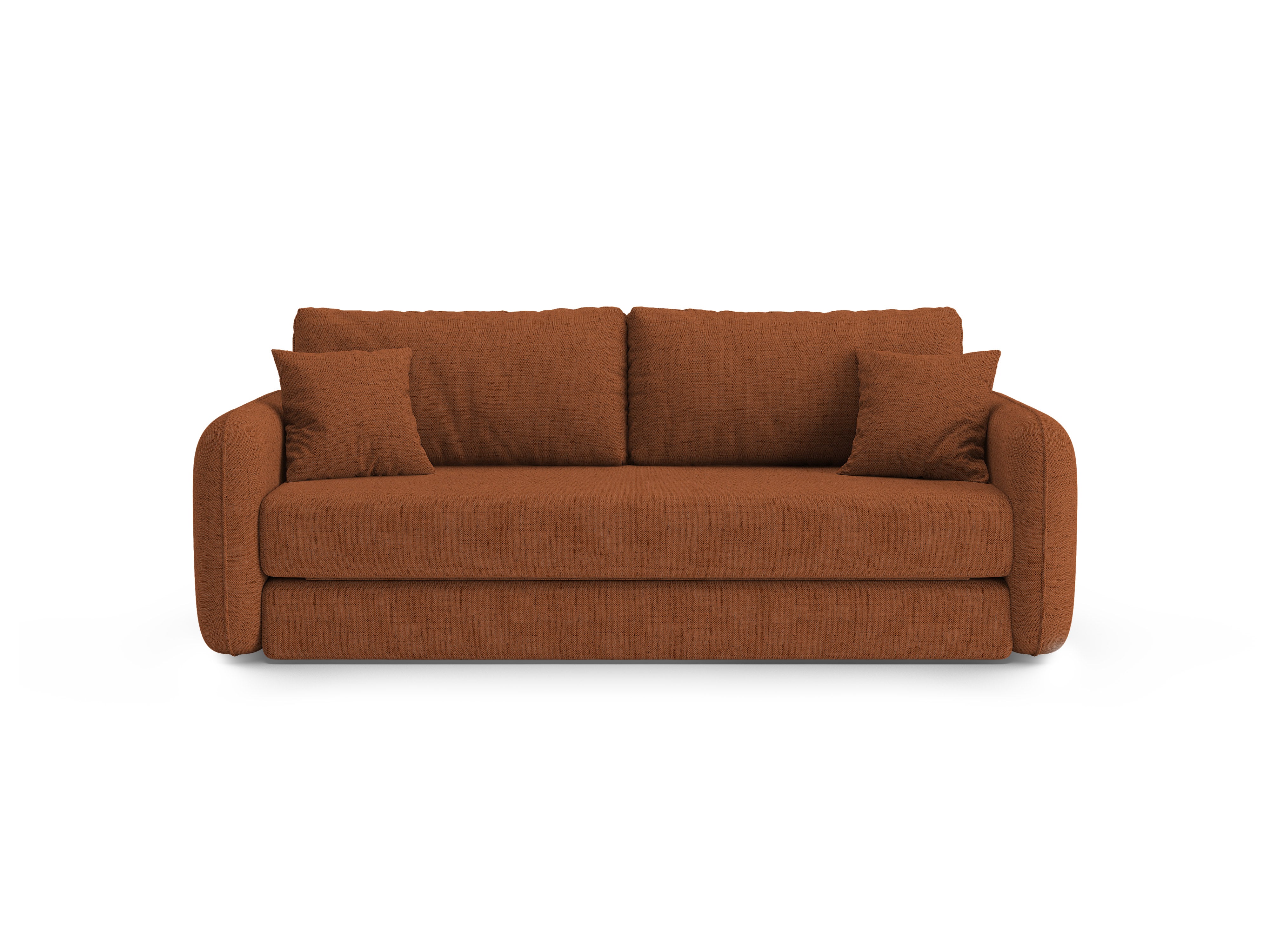 Sofa 3-osobowa z funkcją spania DORMI ceglany - Image 4
