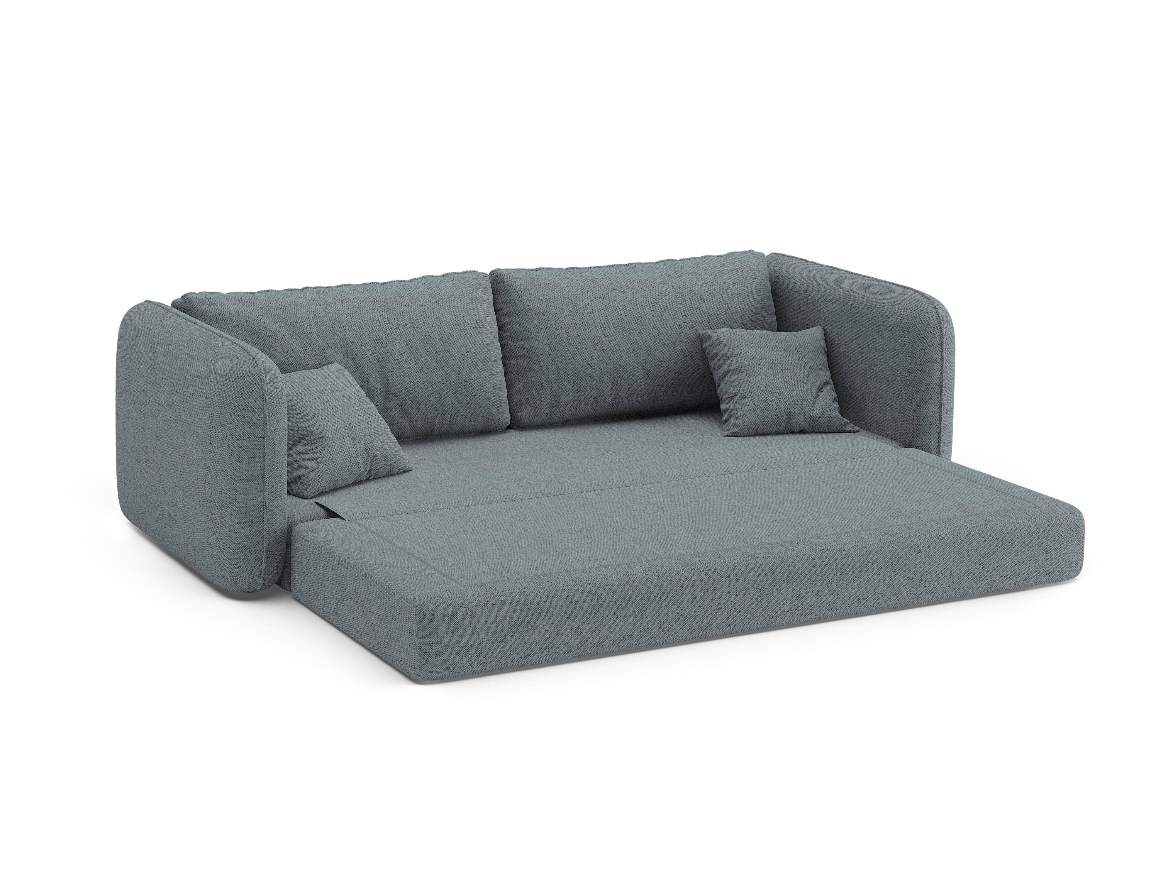 Sofa 3-osobowa z funkcją spania DORMI jasny niebieski - Image 6