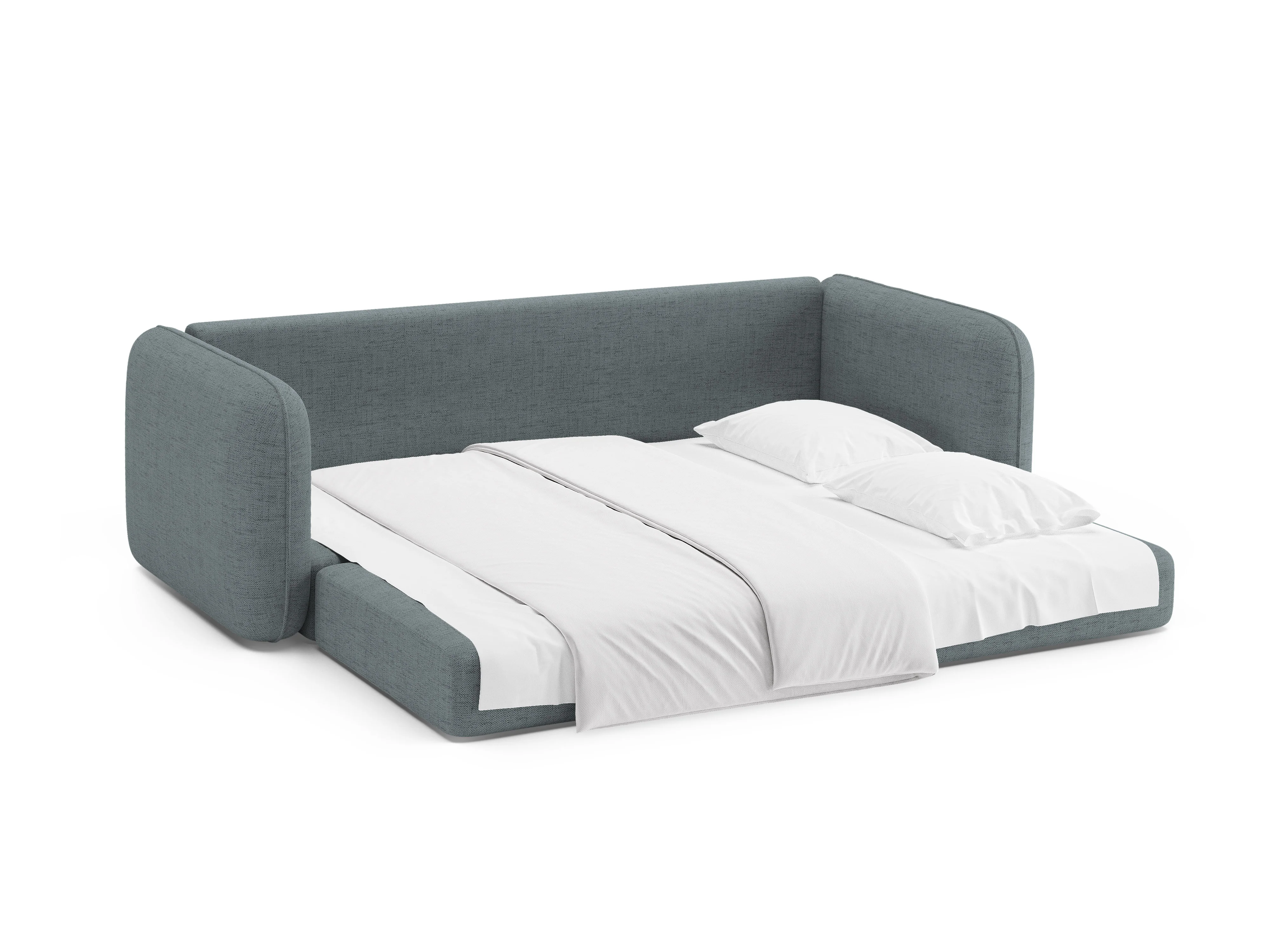 Sofa 3-osobowa z funkcją spania DORMI jasny niebieski - Image 7