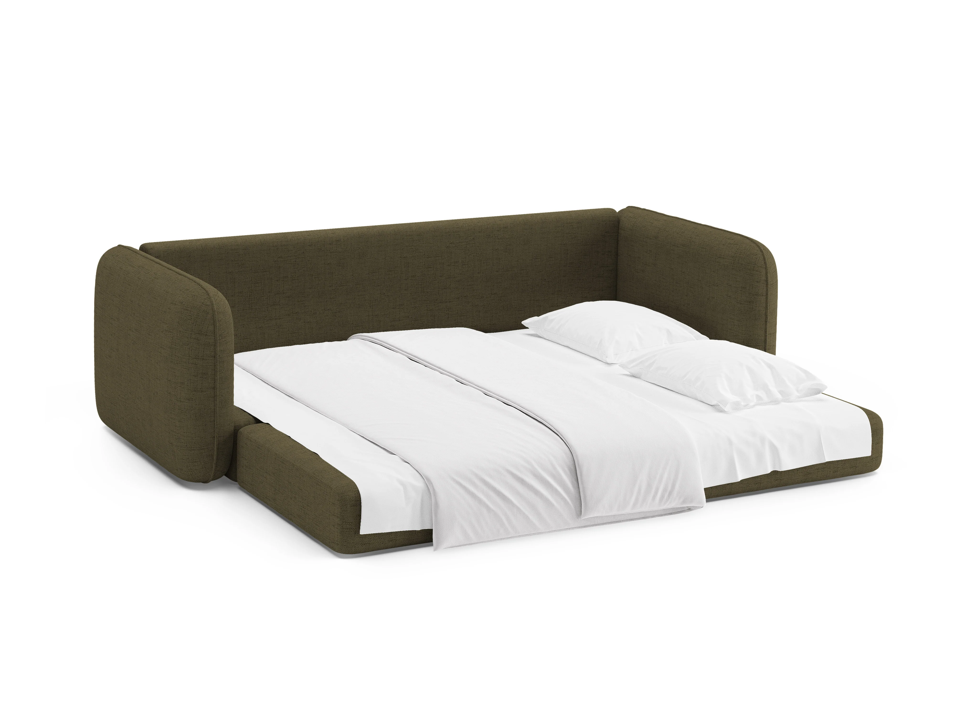 Sofa 3-osobowa z funkcją spania DORMI zielony - Image 7