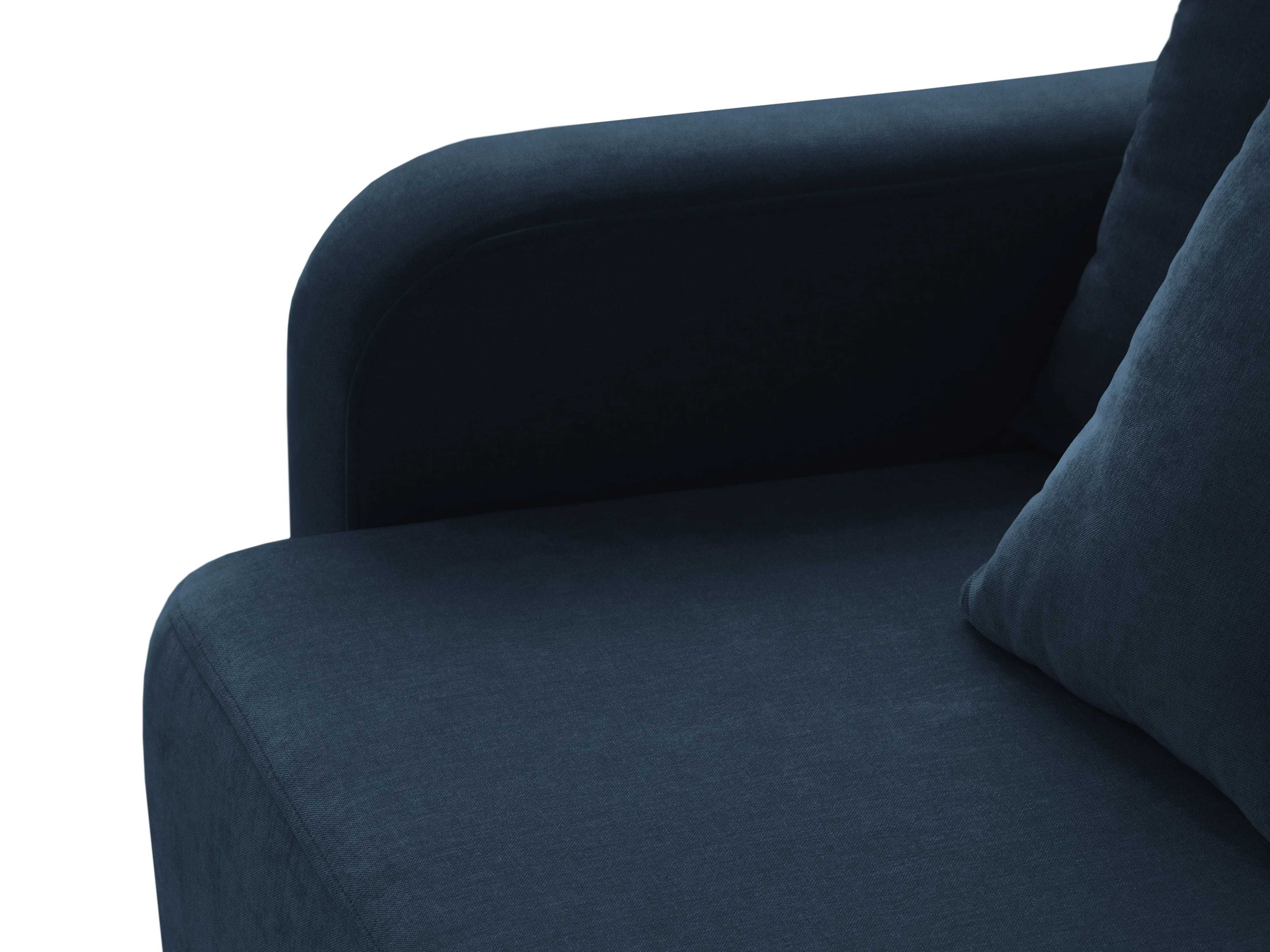 Sofa 3-osobowa z funkcją spania ELEN granatowy szenil - Image 5