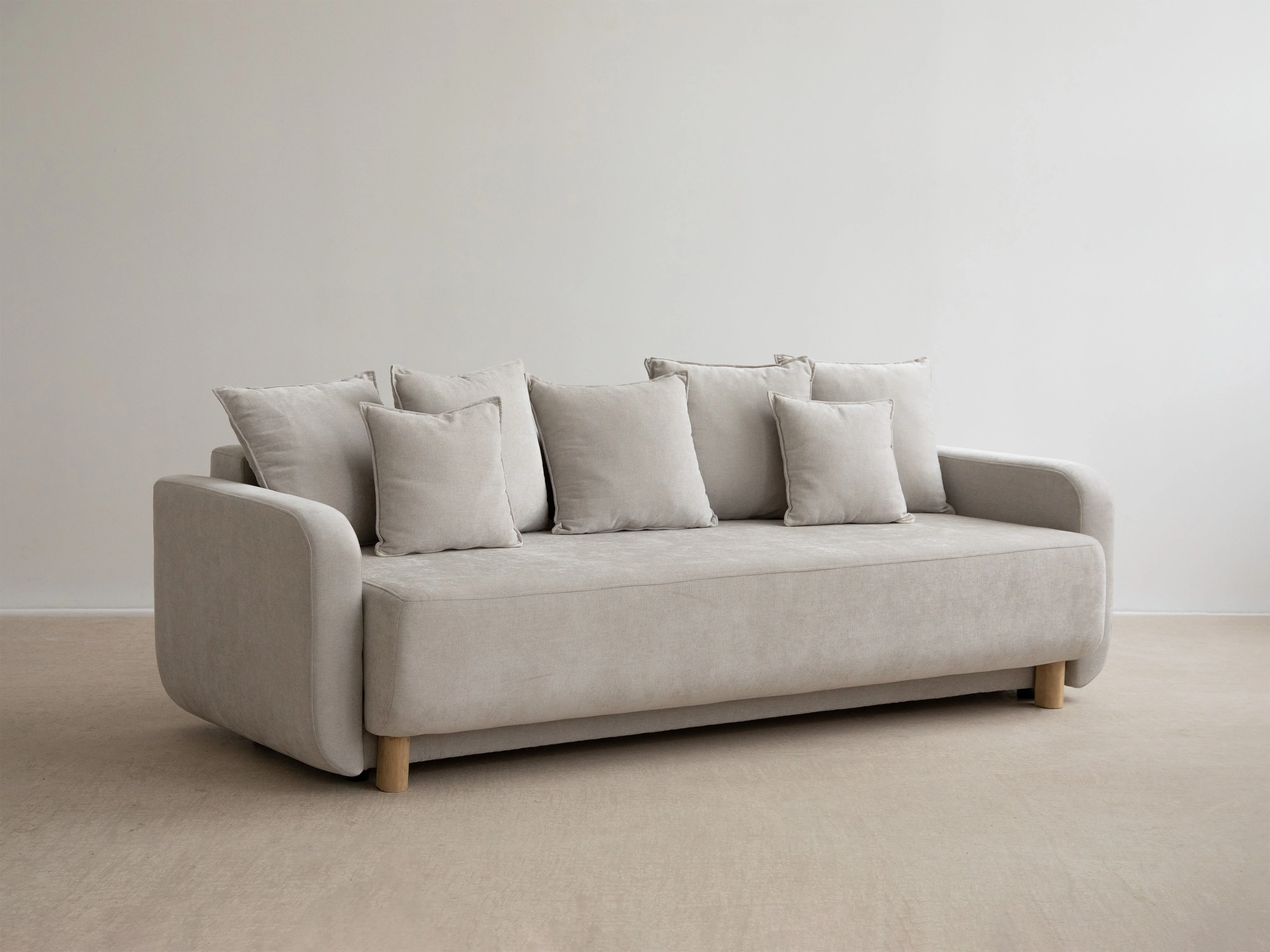 Sofa 3-osobowa z funkcją spania ELEN zielony szenil - Image 9