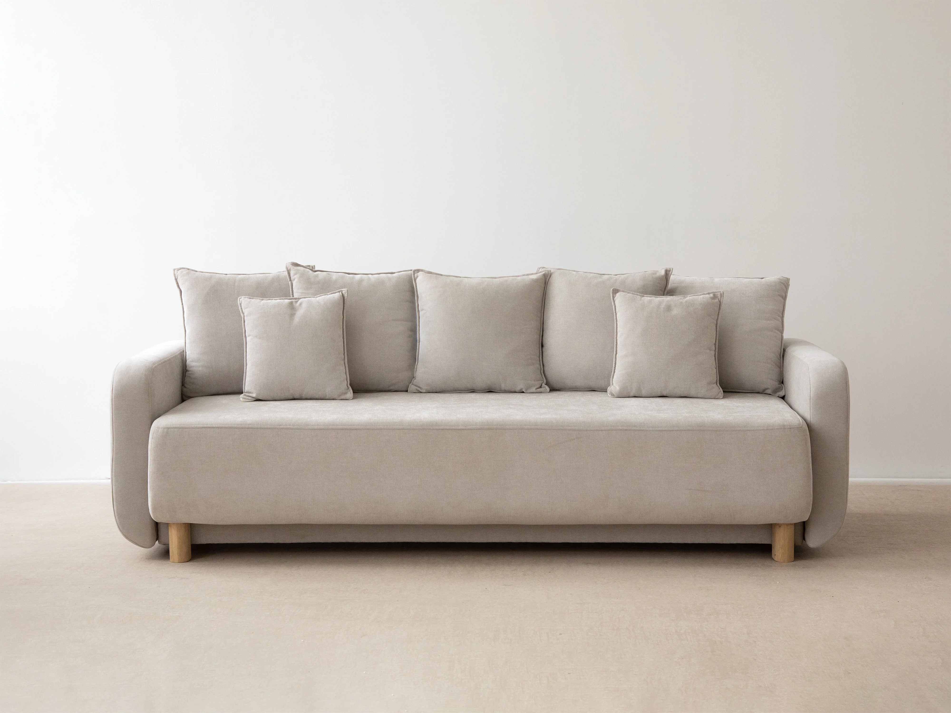 Sofa 3-osobowa z funkcją spania ELEN zielony szenil - Image 8