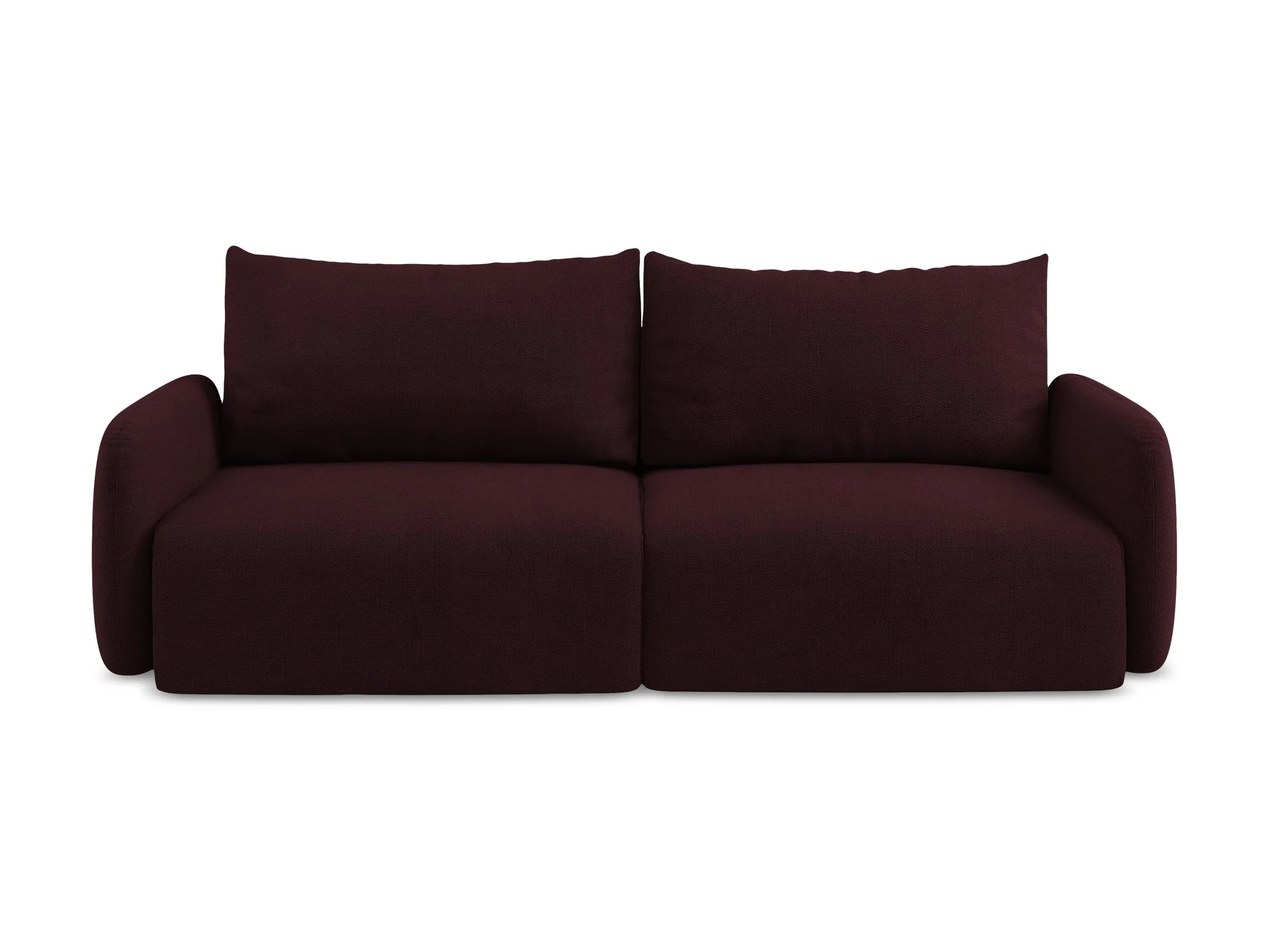 Sofa 3-osobowa z funkcją spania KALENA bordowy - Image 2