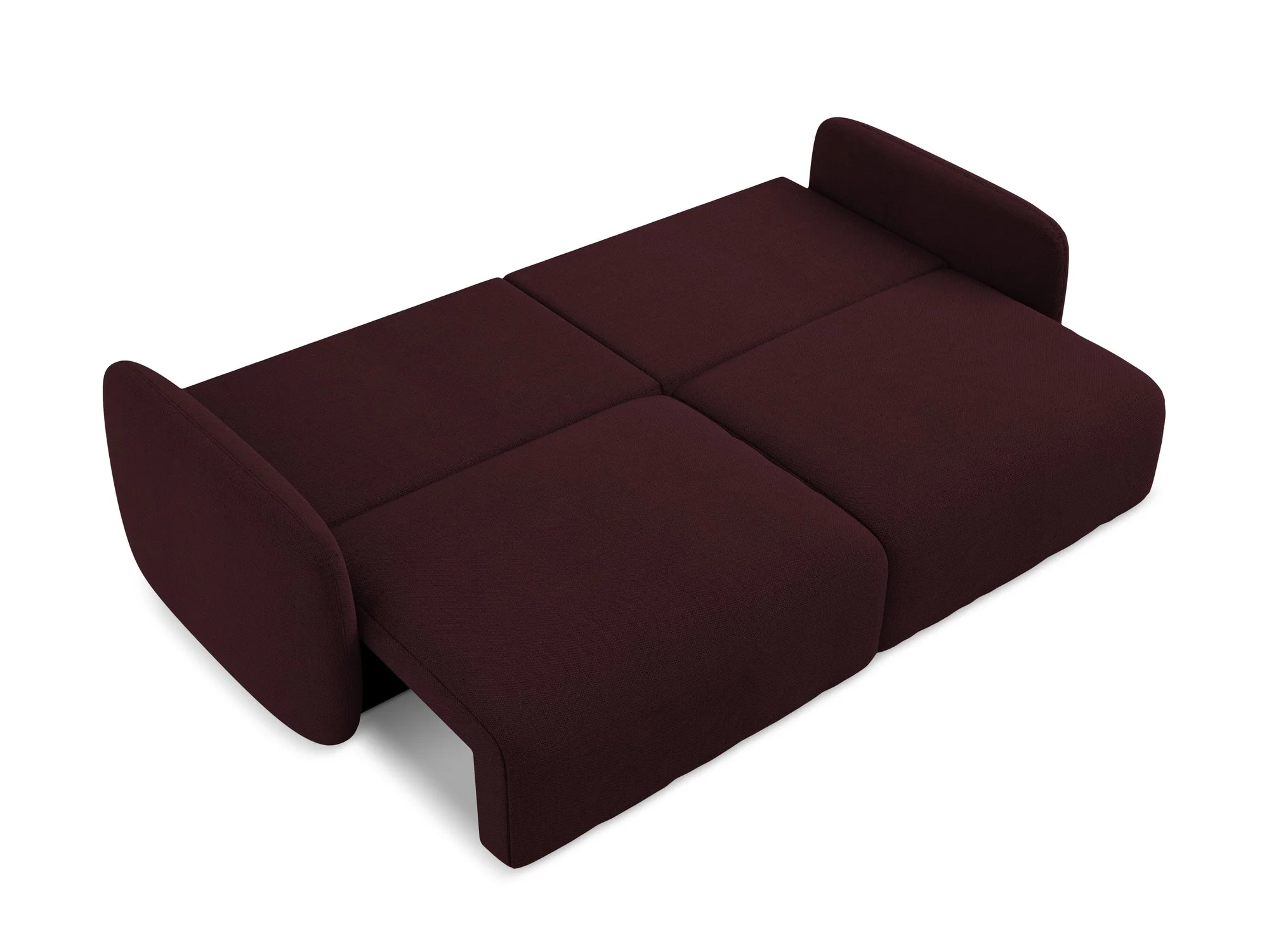 Sofa 3-osobowa z funkcją spania KALENA bordowy - Image 6