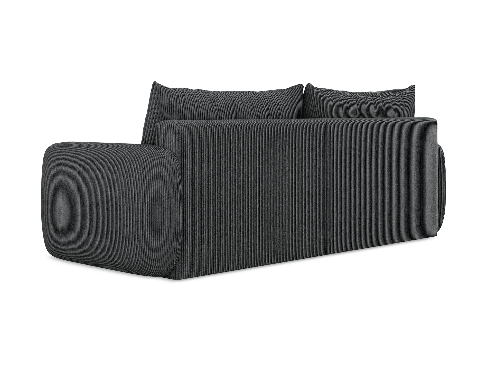 Sofa 3-osobowa z funkcją spania KALENA ciemnoszary sztruks - Image 7