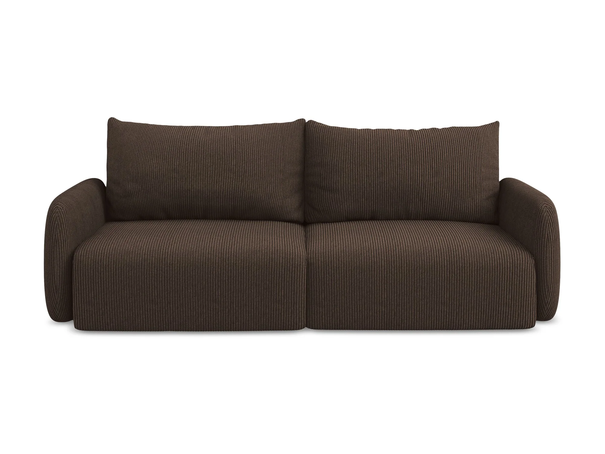 Sofa 3-osobowa z funkcją spania KALENA czekoladowy sztruks - Image 2