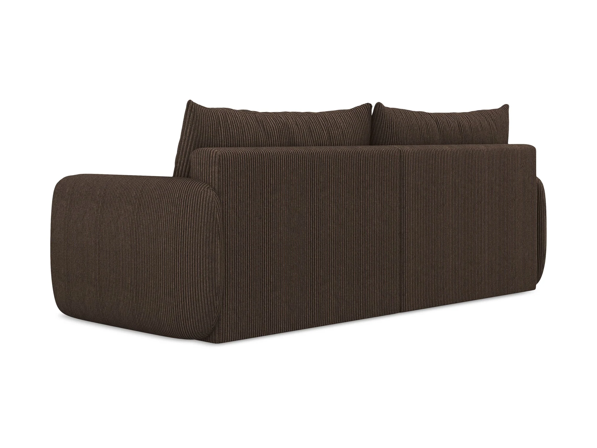 Sofa 3-osobowa z funkcją spania KALENA czekoladowy sztruks - Image 4