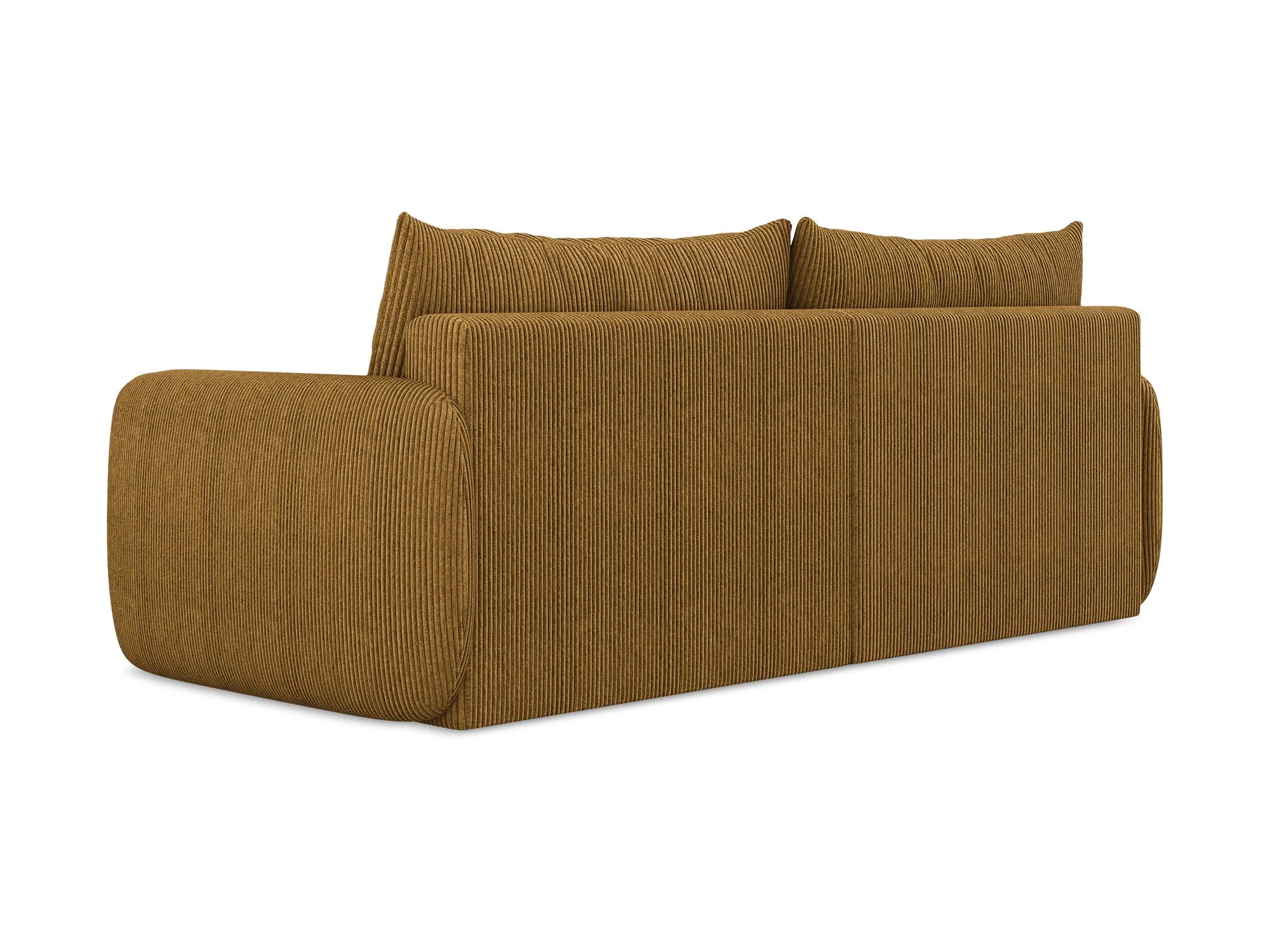 Sofa 3-osobowa z funkcją spania KALENA musztardowy sztruks - Image 7