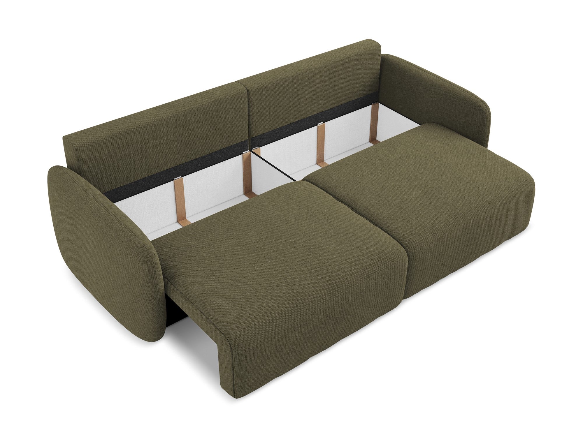 Sofa 3-osobowa z funkcją spania KALENA oliwkowy - Image 4