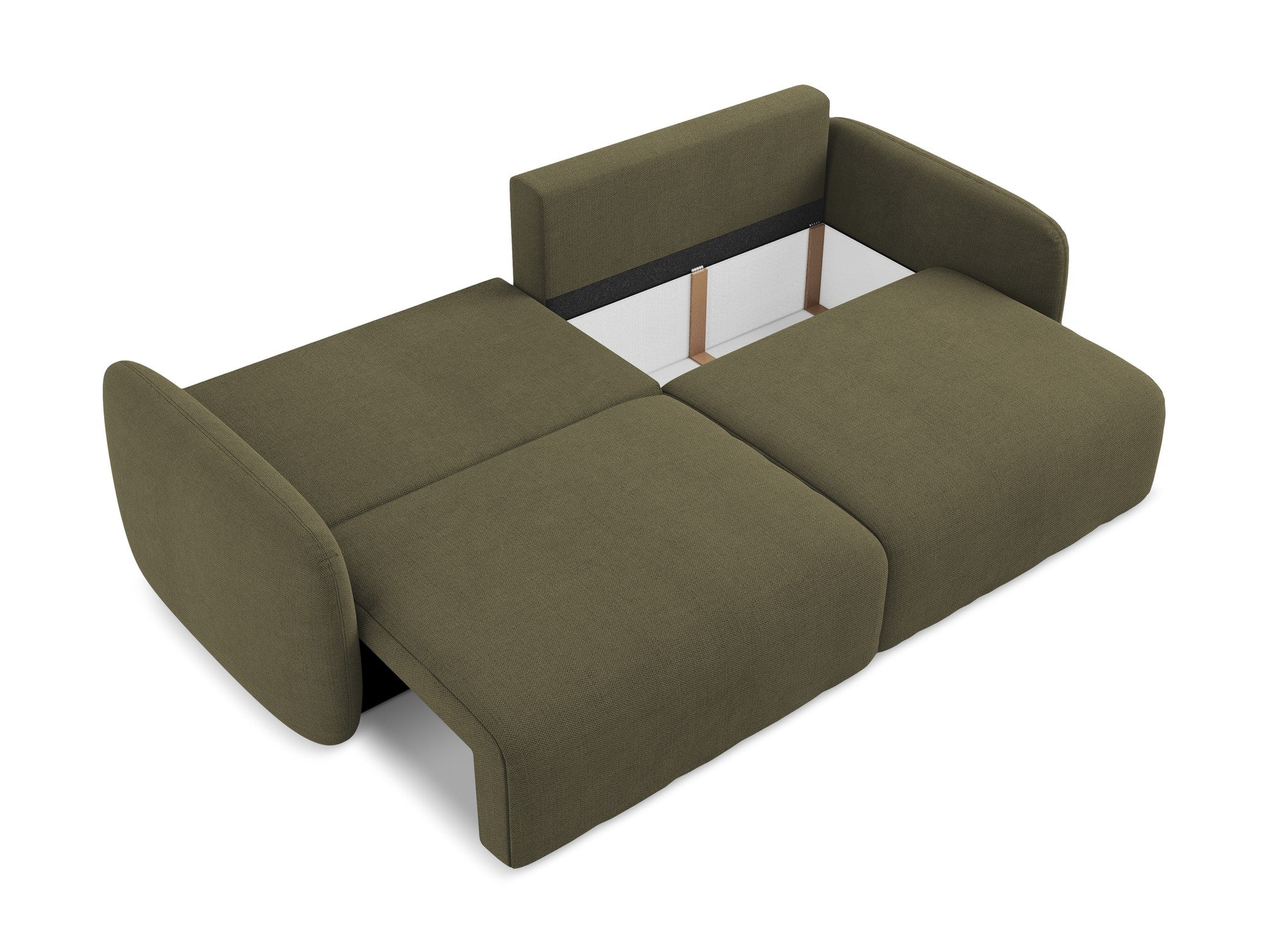 Sofa 3-osobowa z funkcją spania KALENA oliwkowy - Image 5