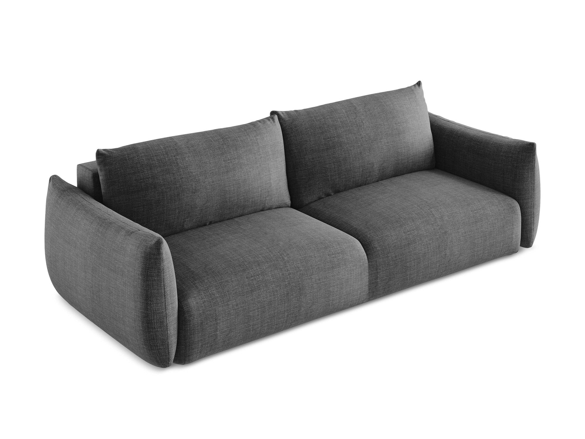 Sofa 3-osobowa z funkcją spania LEILA ciemnoszary - Image 4