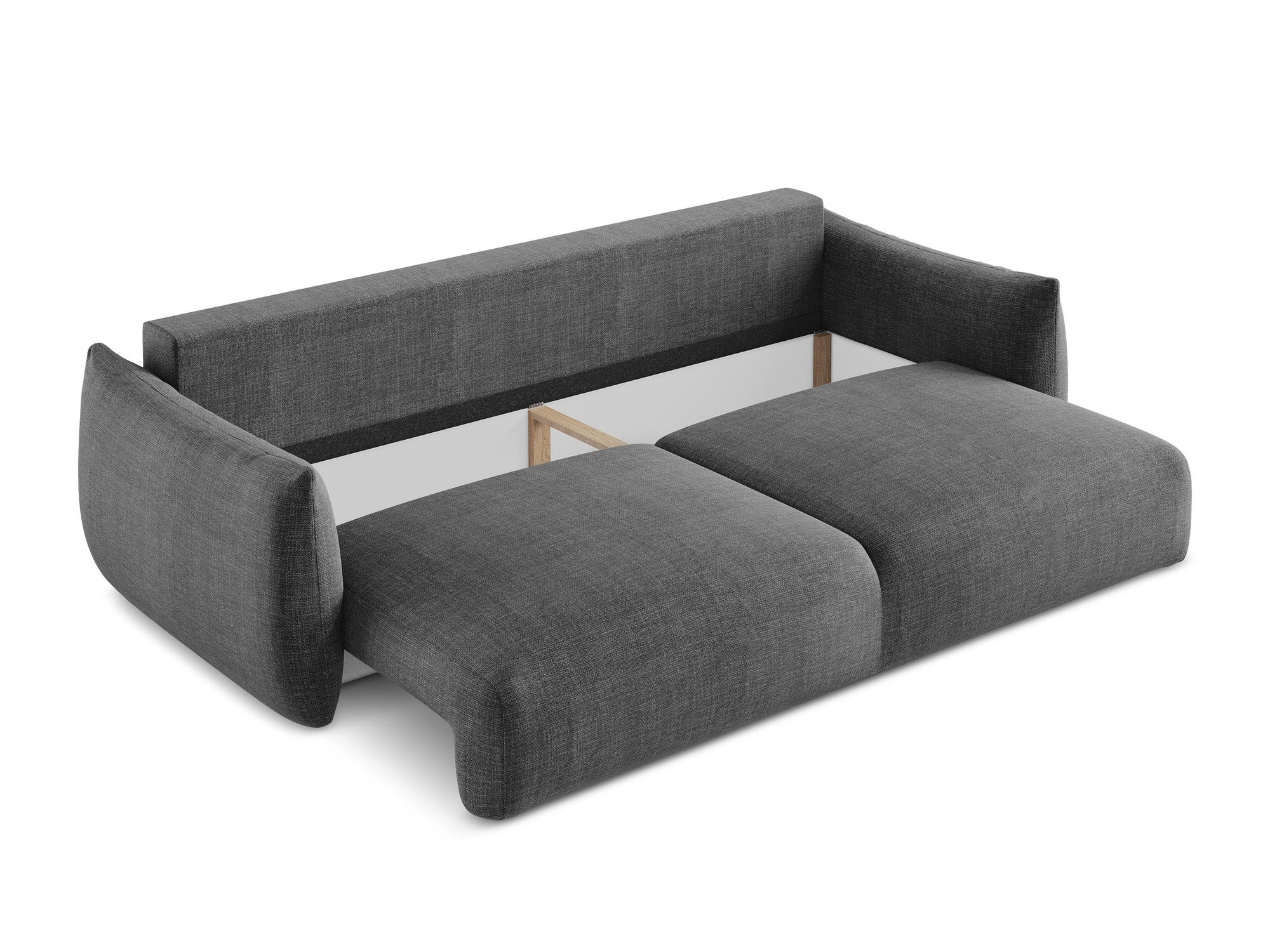 Sofa 3-osobowa z funkcją spania LEILA ciemnoszary - Image 7