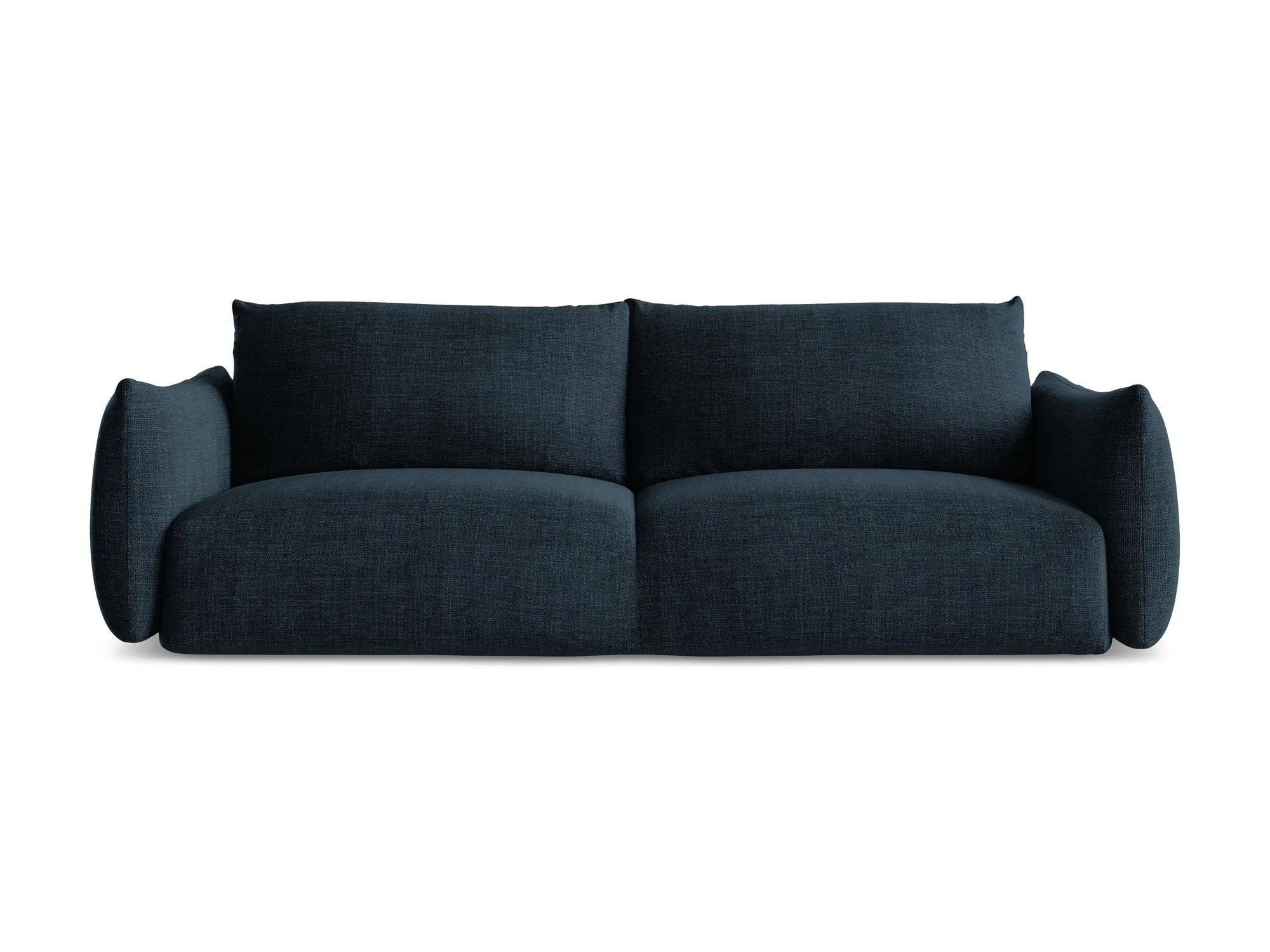 Sofa 3-osobowa z funkcją spania LEILA granat królewski - Image 3