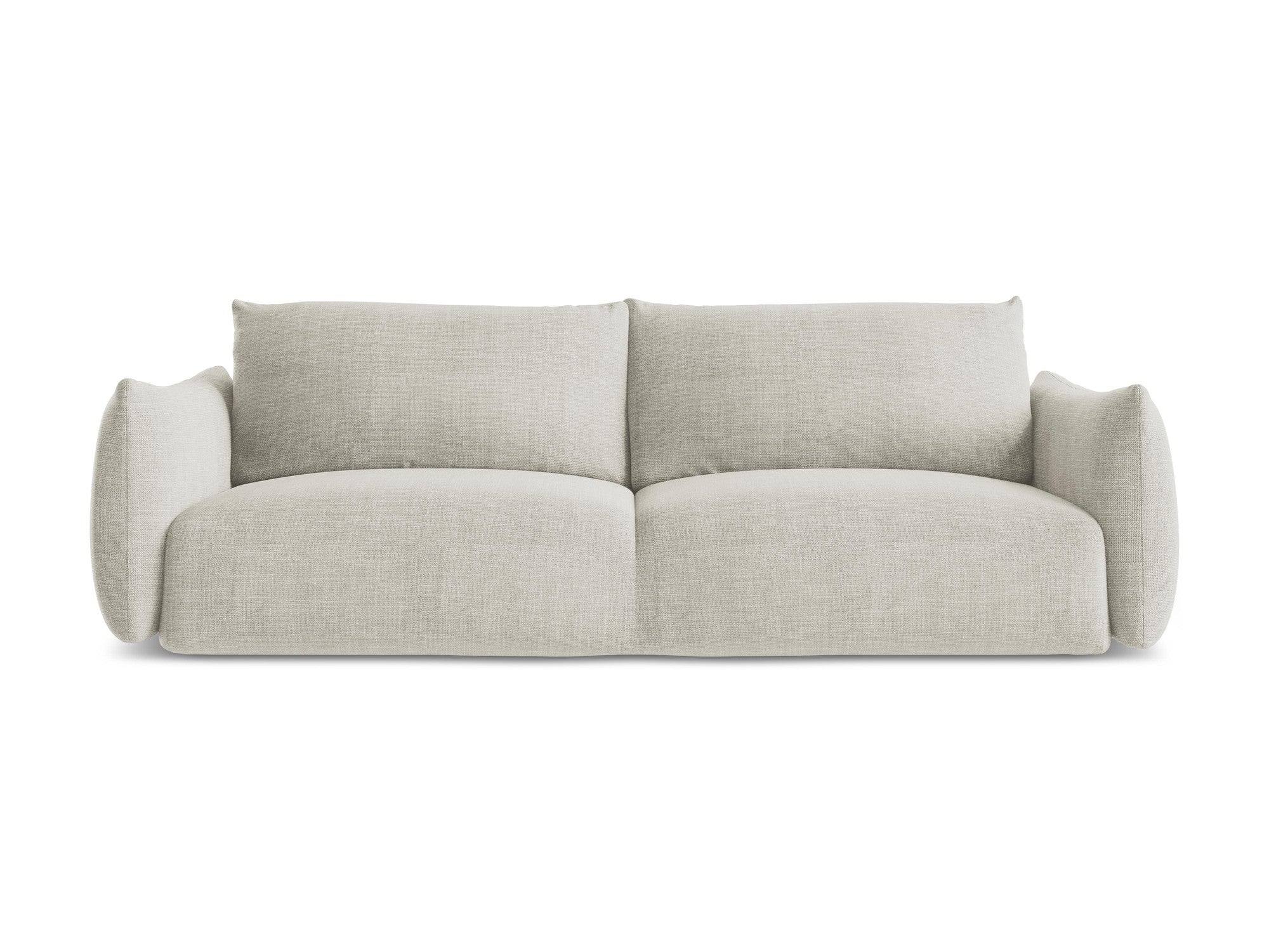 Sofa 3-osobowa z funkcją spania LEILA jasnobeżowy - Image 3