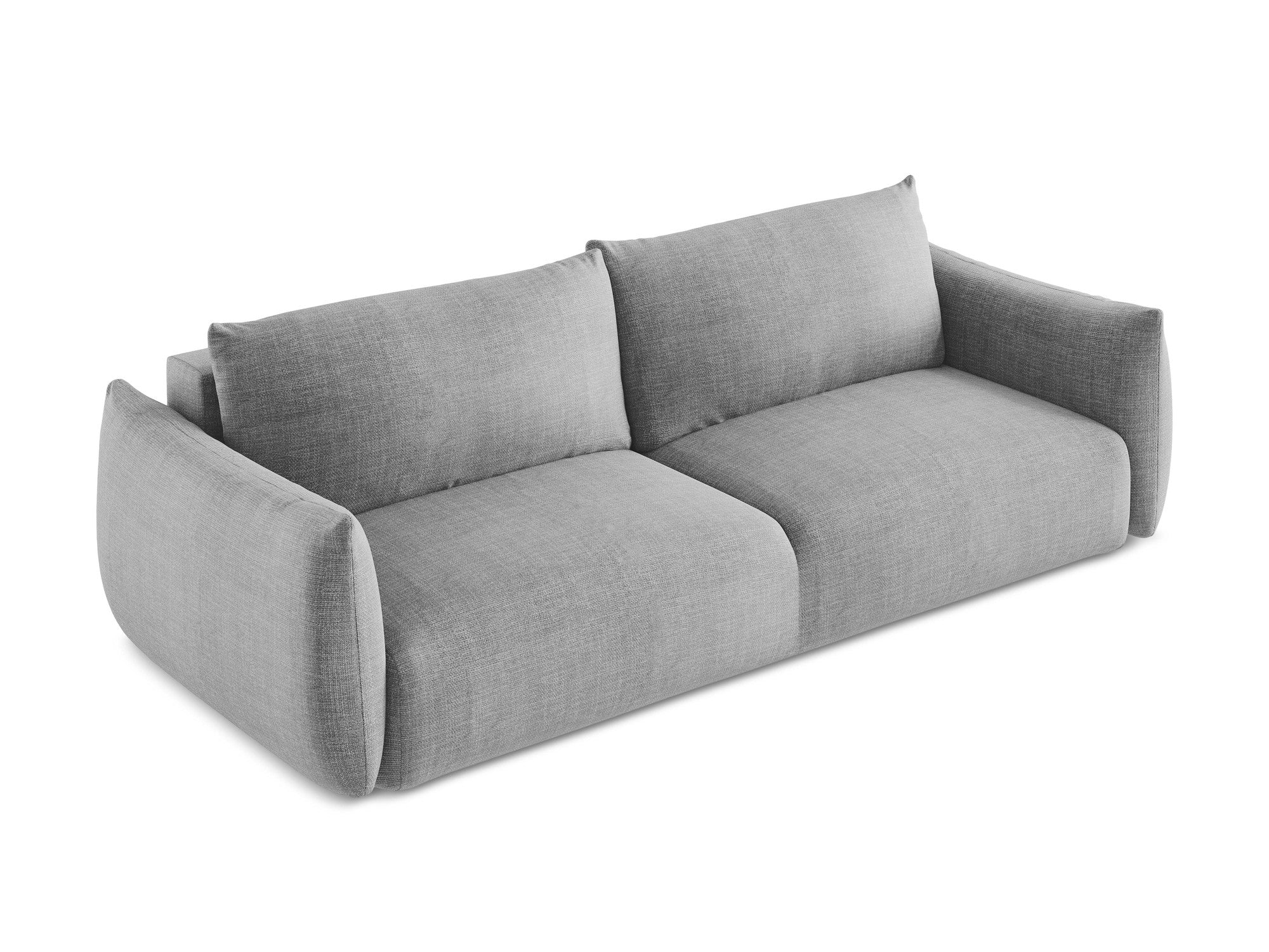Sofa 3-osobowa z funkcją spania LEILA jasnoszary - Image 4