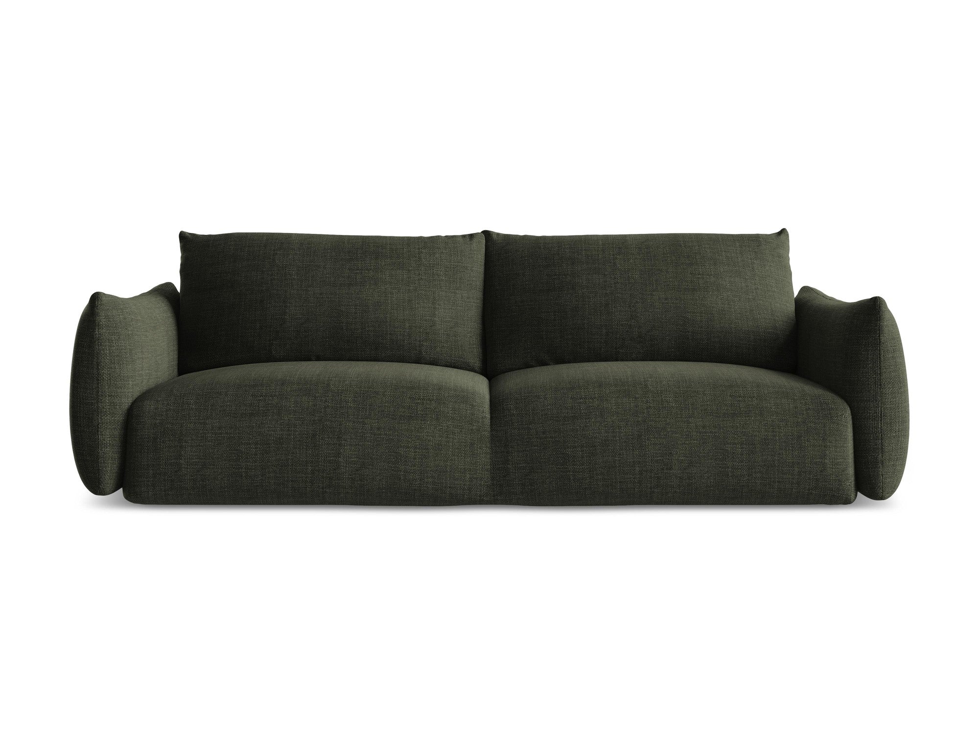 Sofa 3-osobowa z funkcją spania LEILA oliwkowy - Image 3