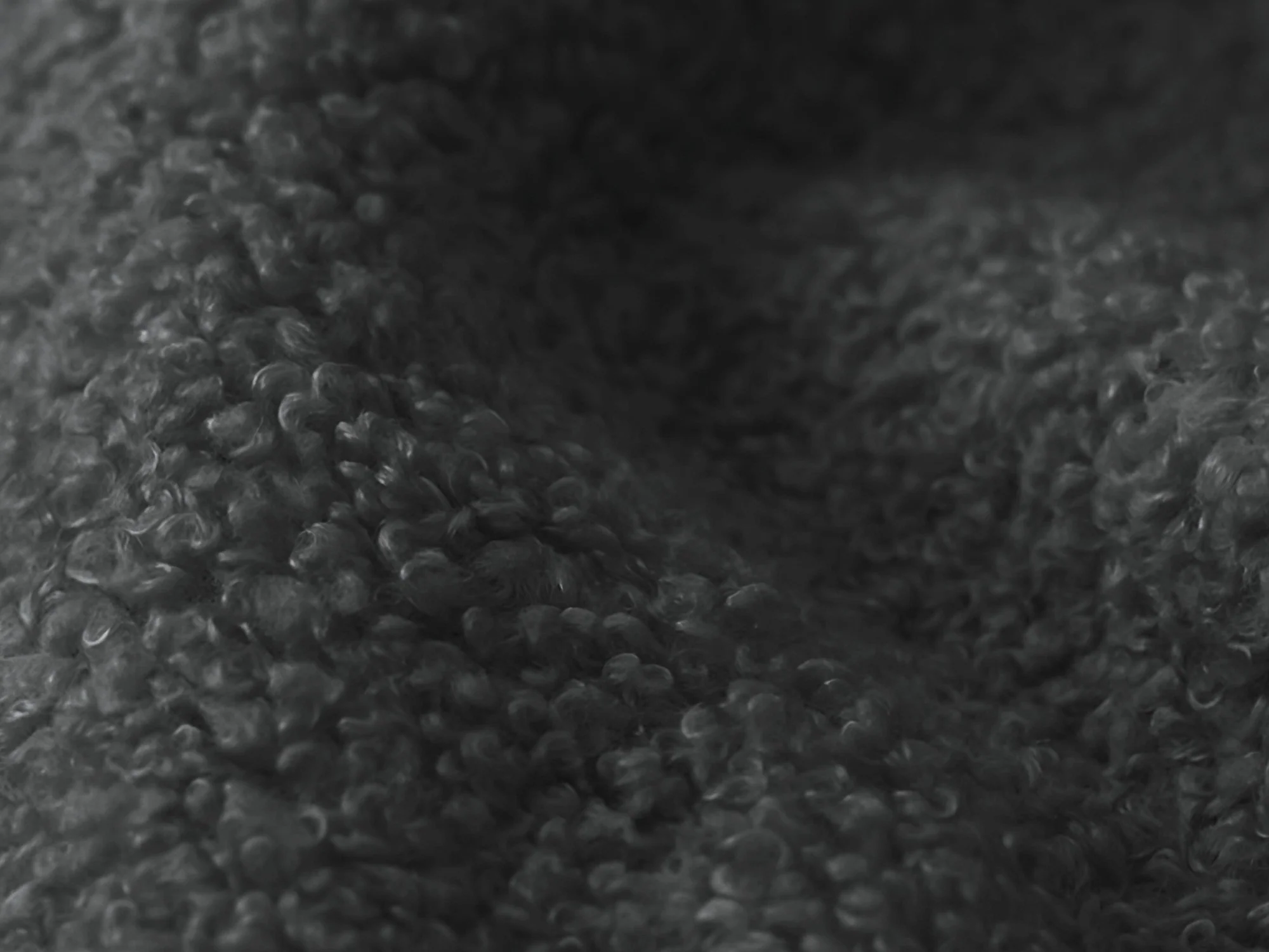 Sofa 3-osobowa z funkcją spania LOHI ciemnoszary boucle - Image 8