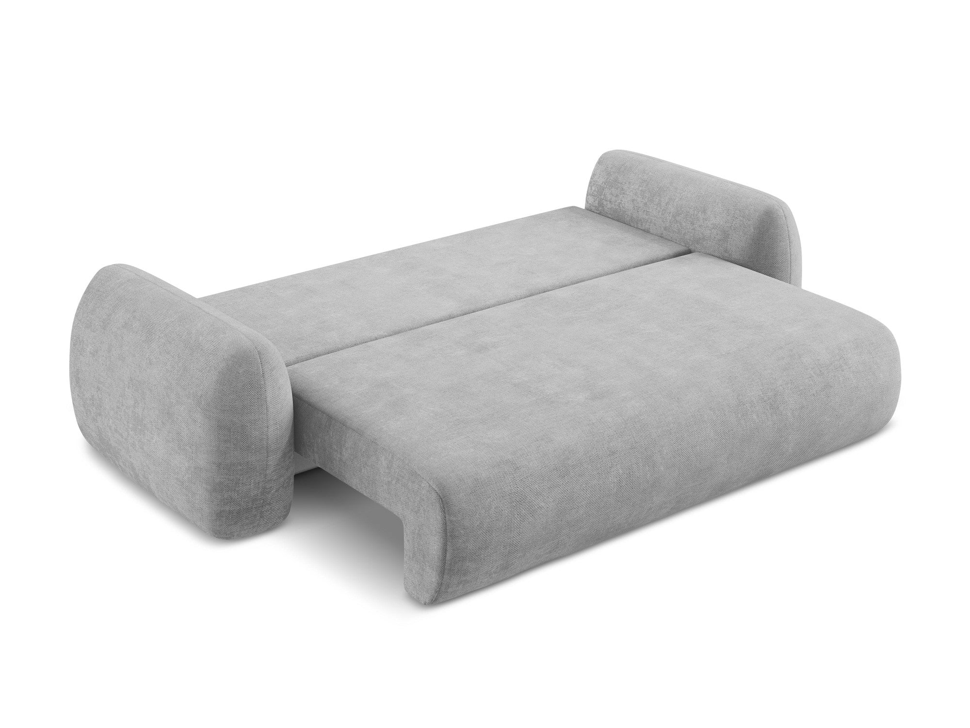 Sofa 3-osobowa z funkcją spania LOHI jasnoszary szenil - Image 5