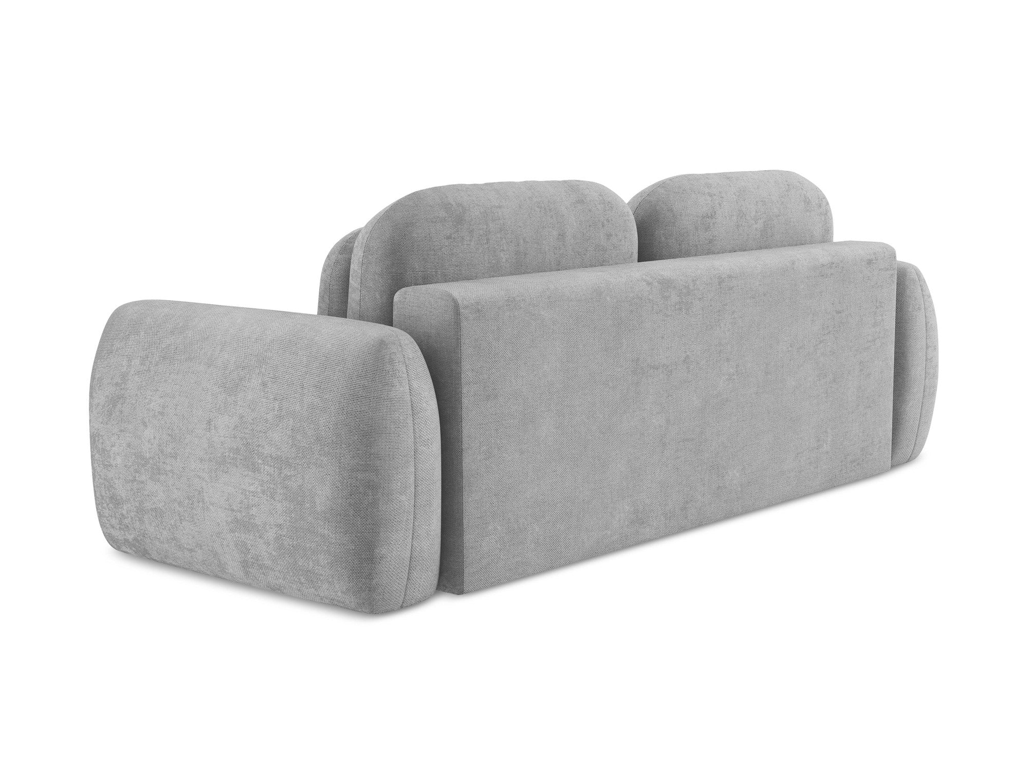 Sofa 3-osobowa z funkcją spania LOHI jasnoszary szenil - Image 7